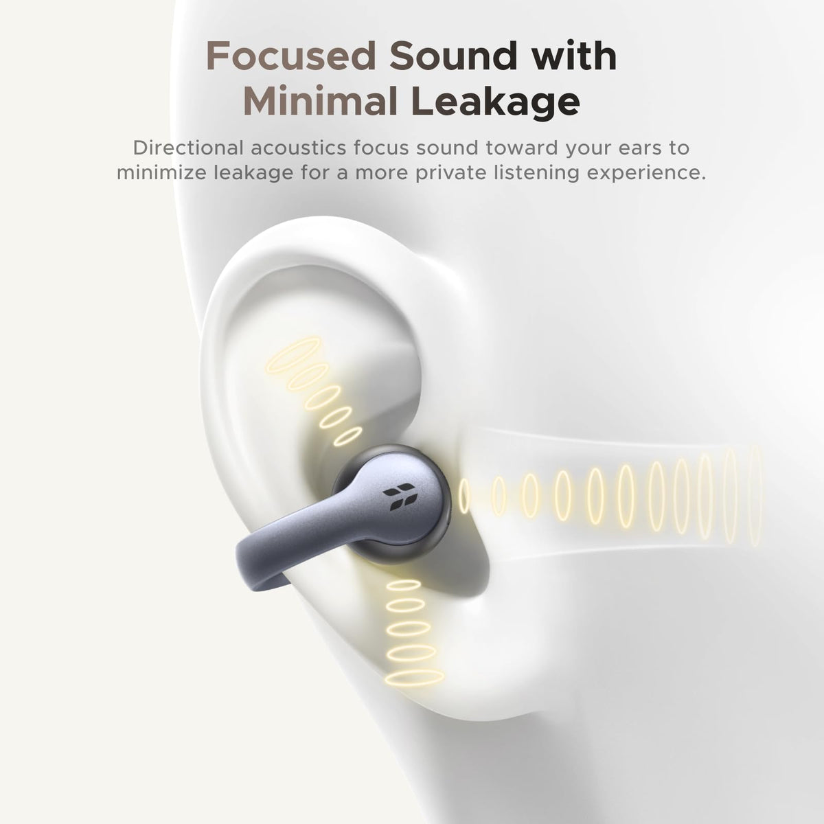 UGREEN ClipBuds Pro2 Wireless Earbuds AI Translator 46H Long Play Time Earphones Space Grey