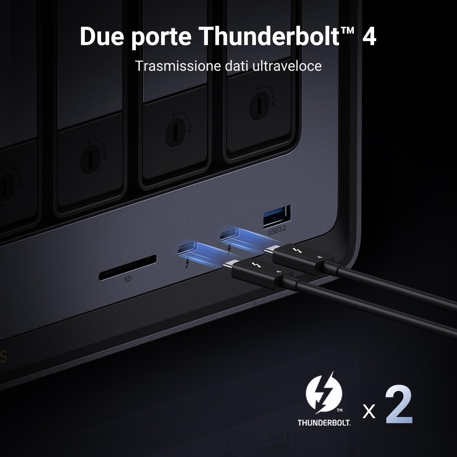 UGREEN NASync DXP8800 Plus 8-Bay Desktop NAS, CPU Intel i5 1235u 10-Core