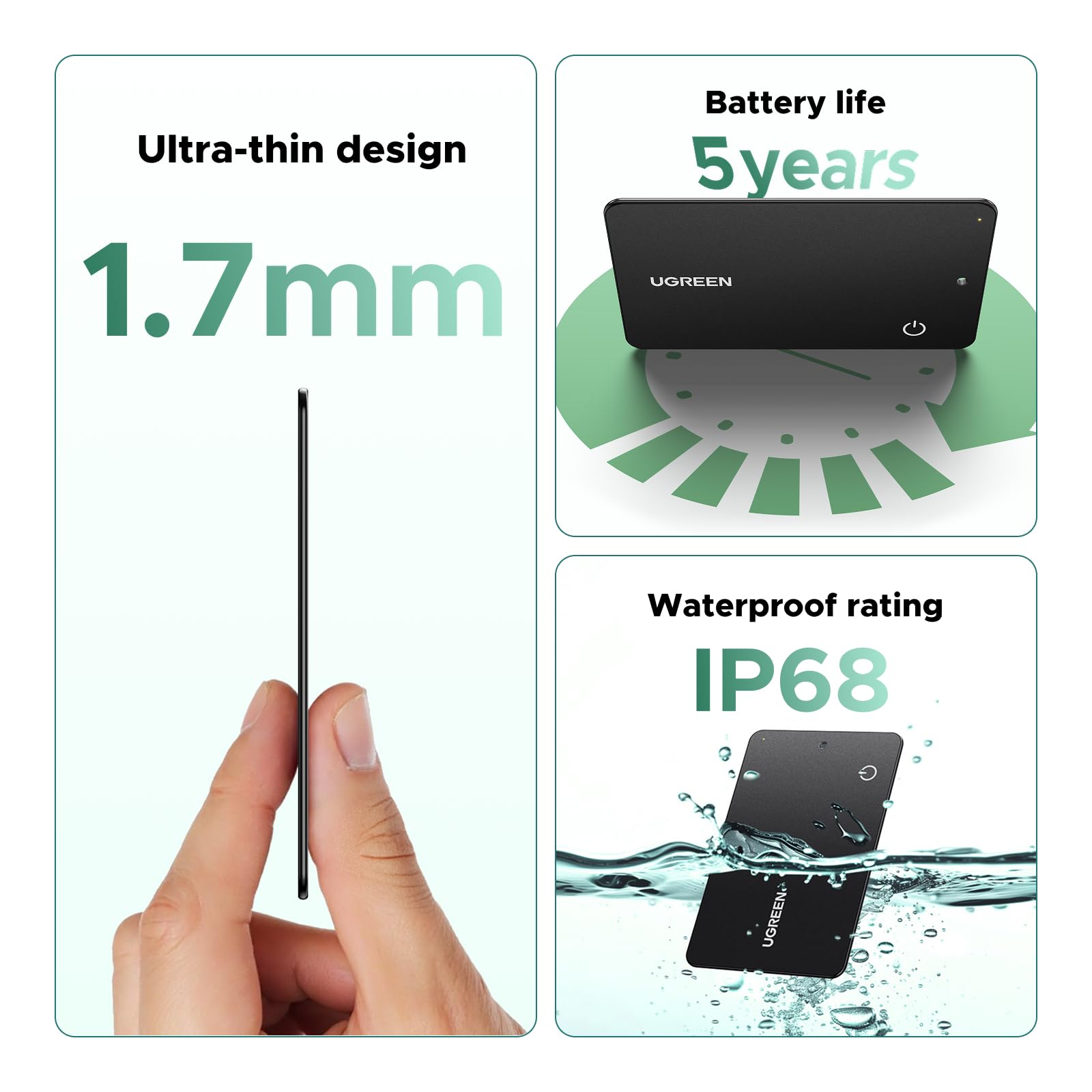 UGREEN FineTrack Slim G with Google Find Hub (Android Only)