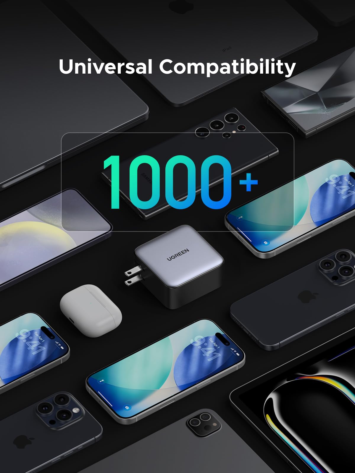 200W3C1A GaN fast charger 