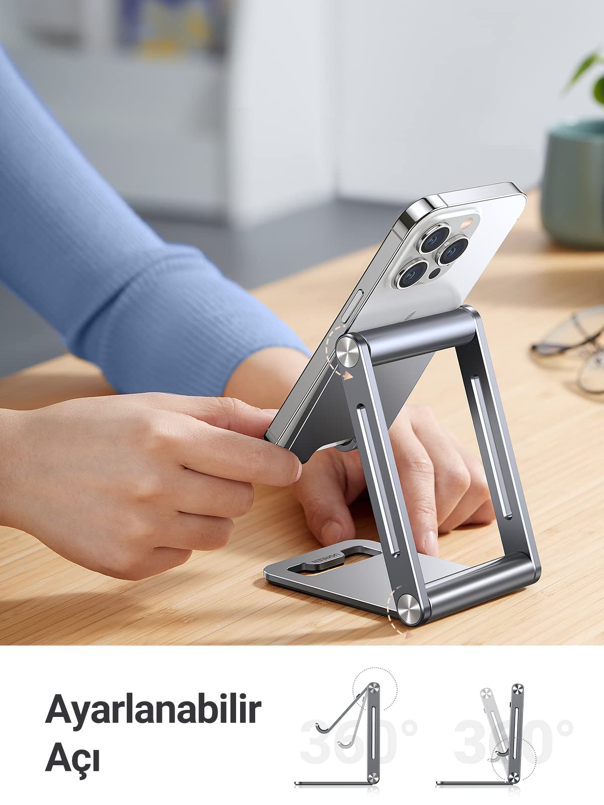 UGREEN Makaralı Telefon Tutucu