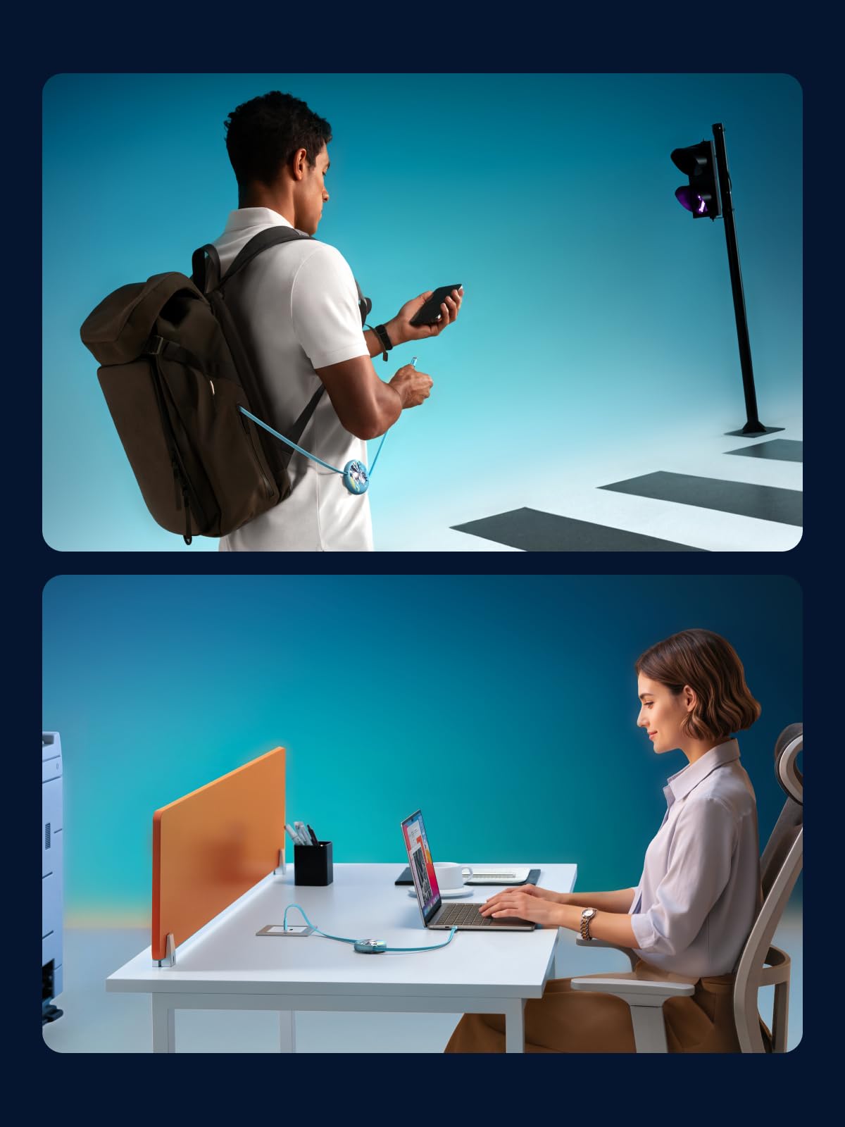 UGREEN Nexode Retractable USB-C Cable Honkai: Star Rail Edition