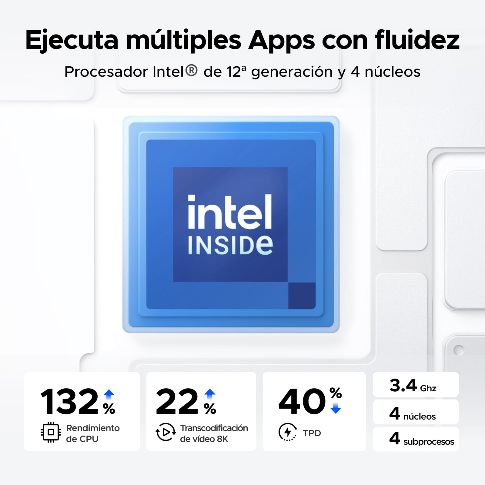 UGREEN NASync DXP2800, NAS de Escritorio de 2 bahías, CPU Intel
