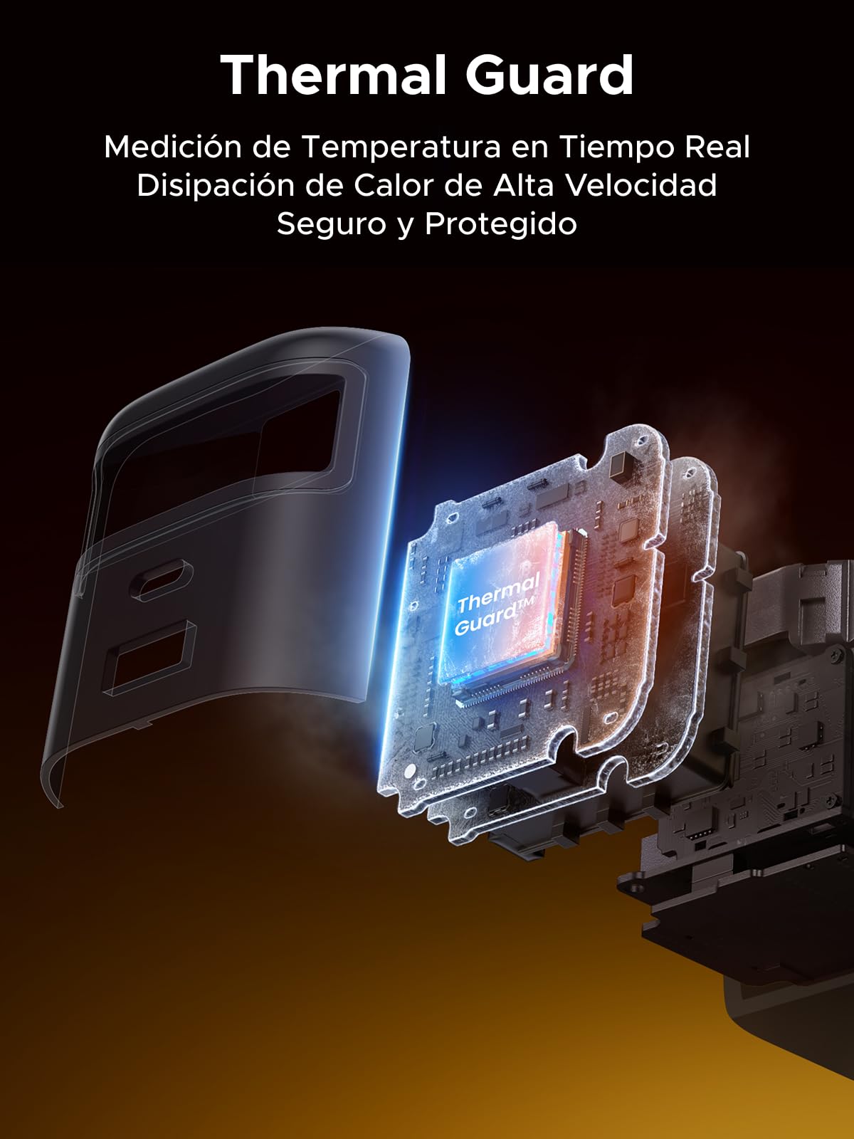 UGREEN Nexode Cargador USB C con Cable Retráctil 65W GaN