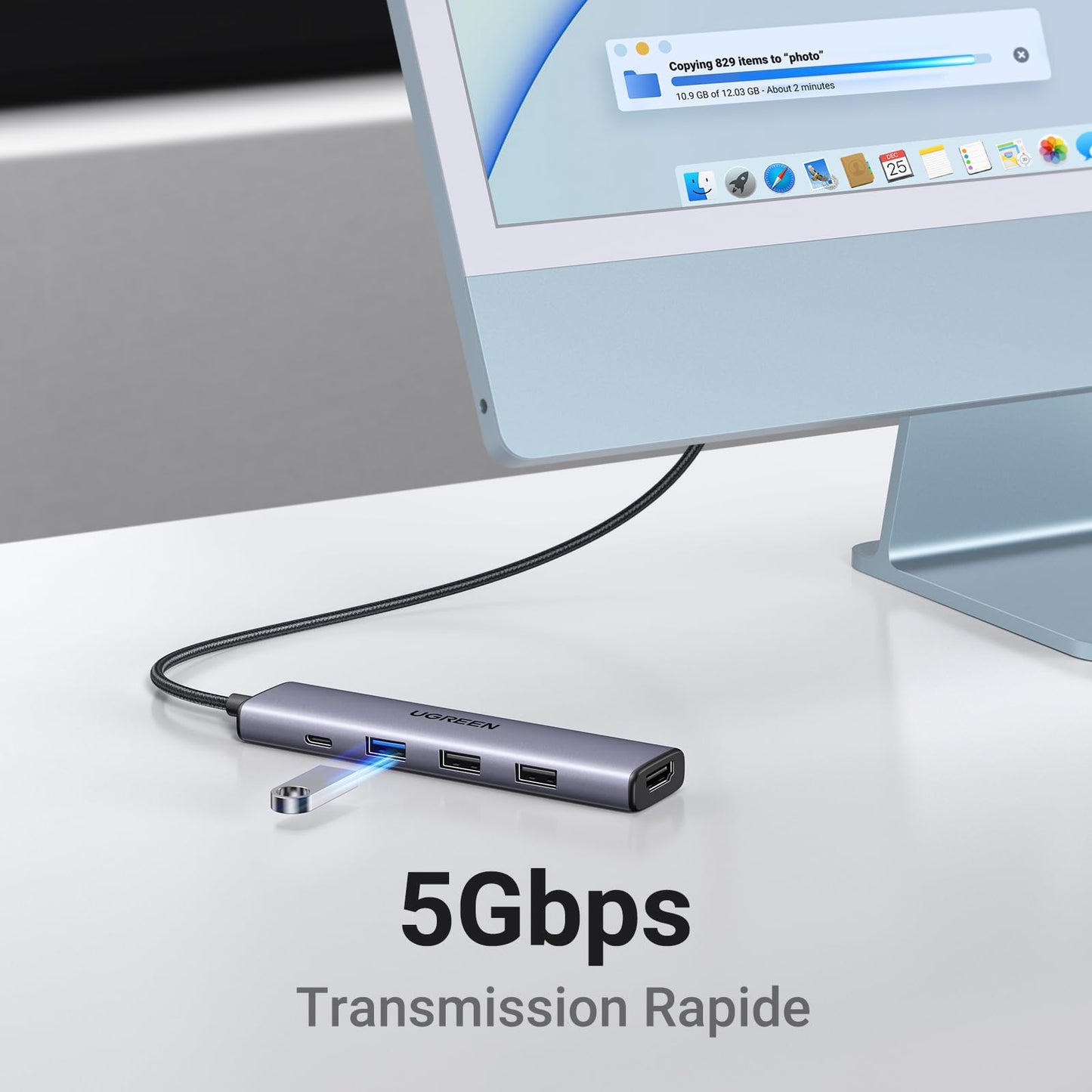 UGREEN Revodok 105 5-in-1 USB-C Hub
