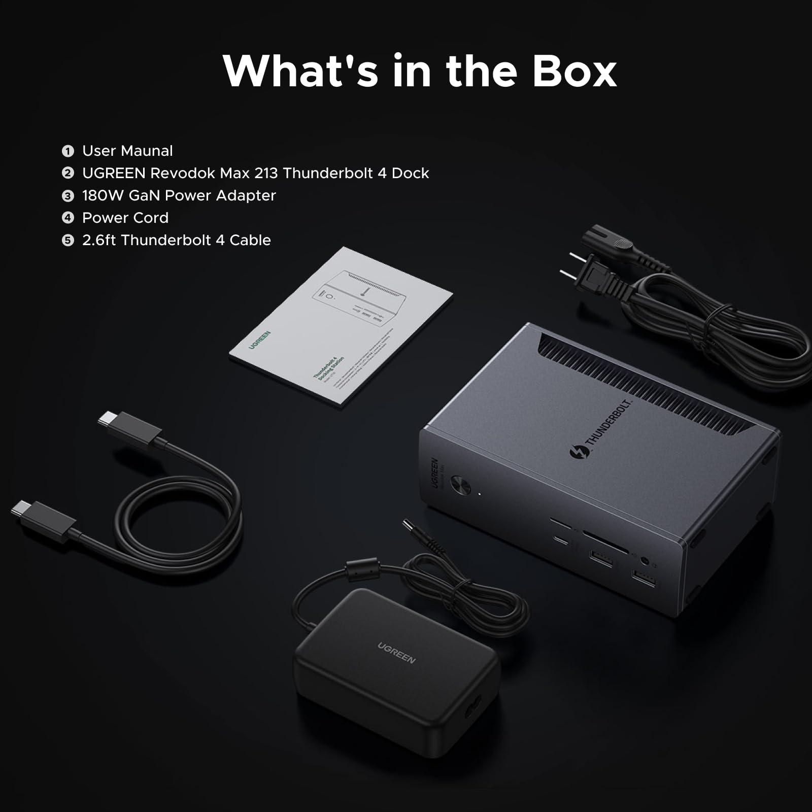 UGREEN Revodok Max 213 Thunderbolt 13-in-1 Docking Station