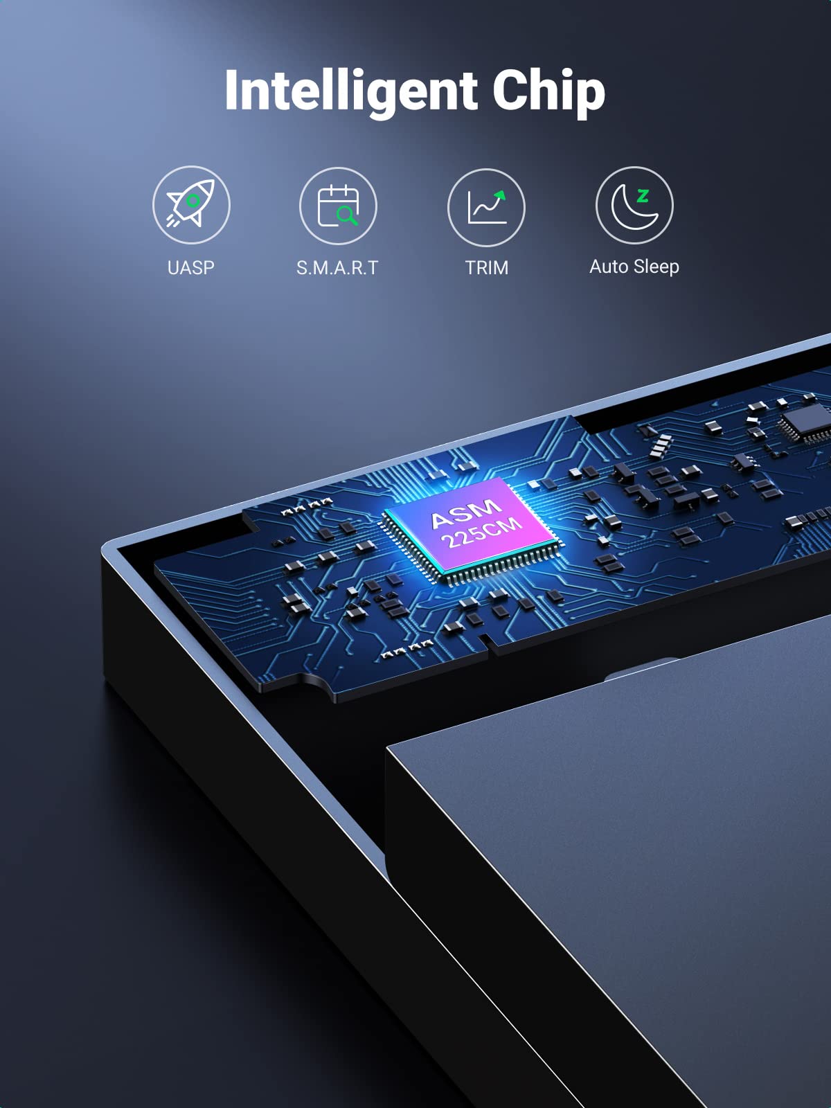 UGREEN 3.5" Hard Drive Enclosure USB 3.0 to SATA III Adapter