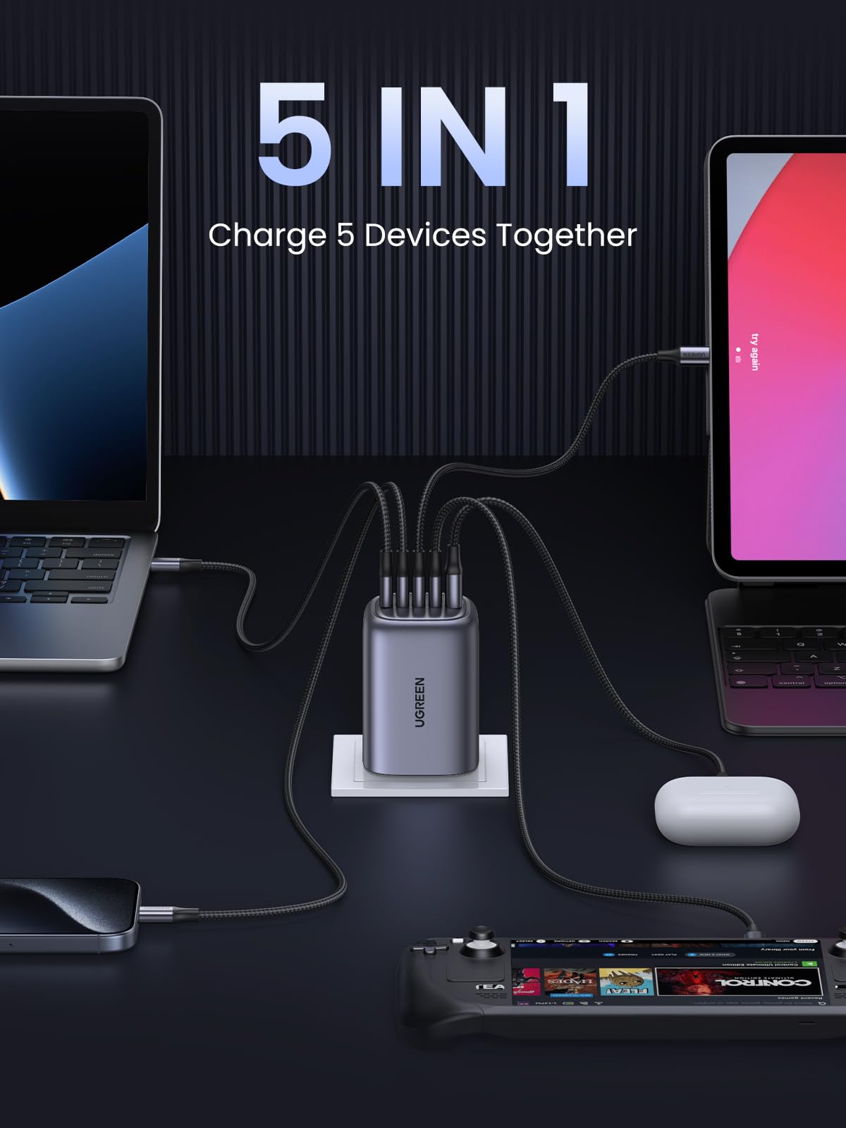 100W4C1Amini GaN Fast Charger