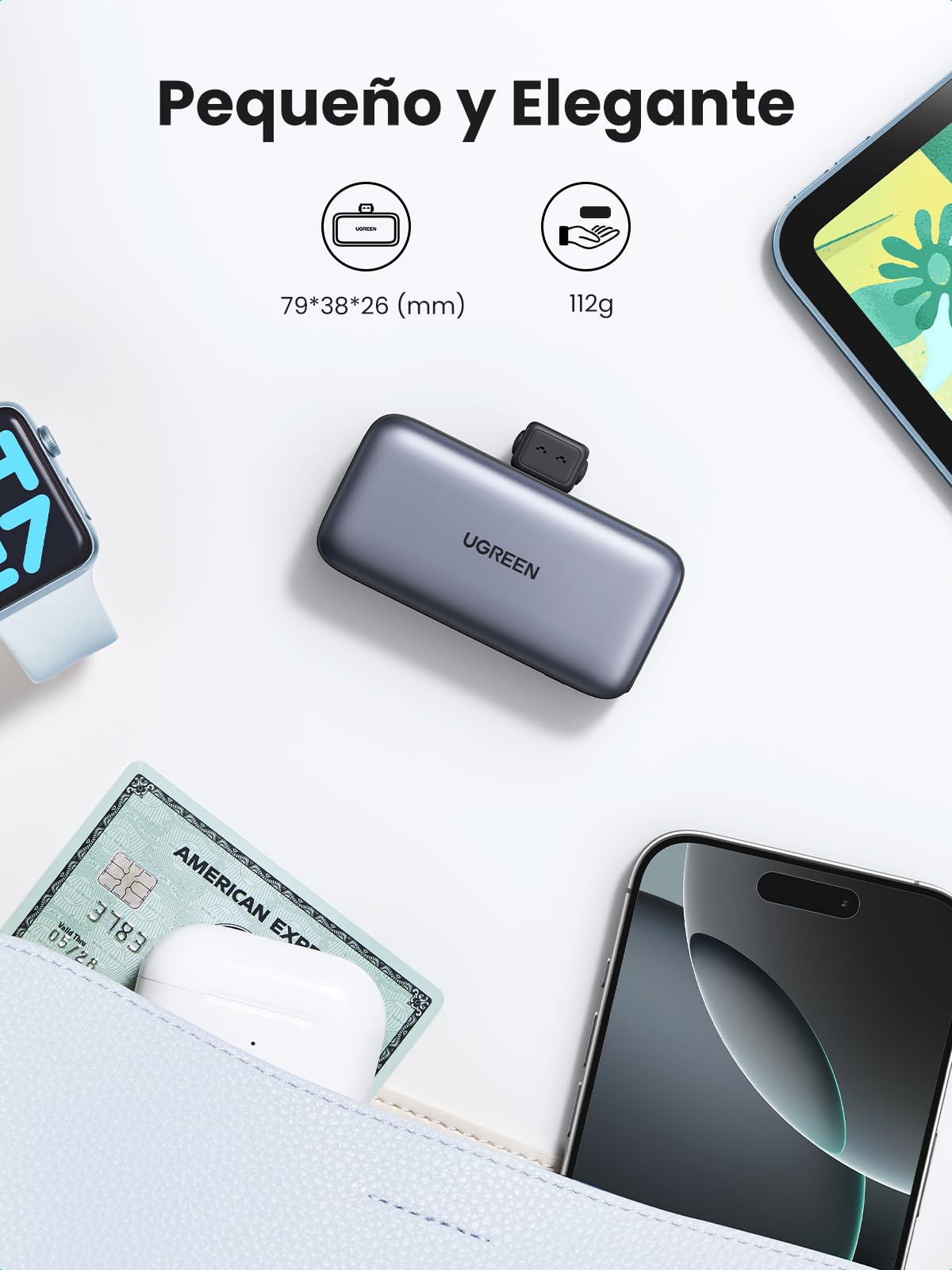 UGREEN Nexode Power Bank Mini 5000mAh 20W 2C