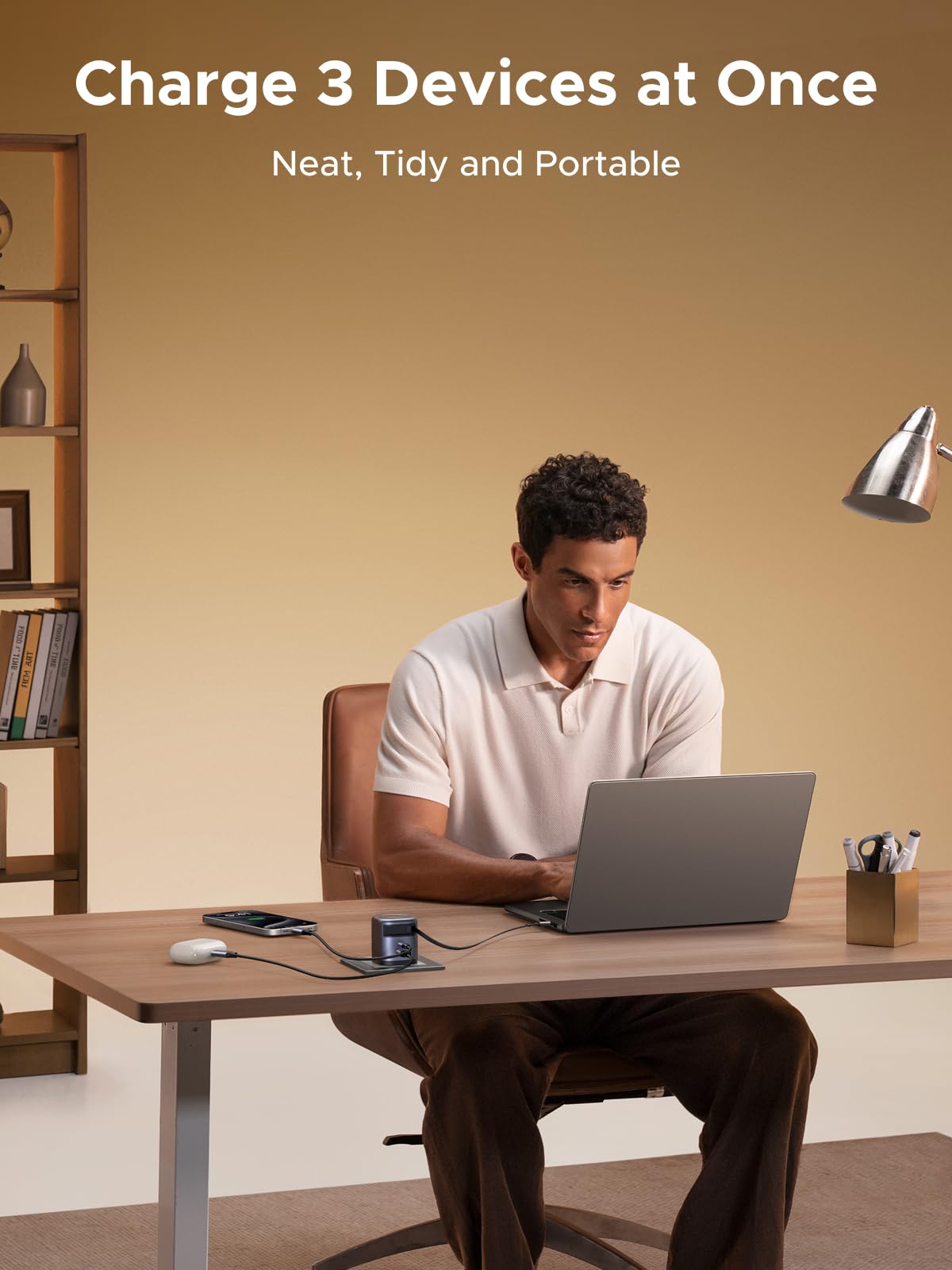 Củ Sạc UGREEN Dây Rút USB-C 65W