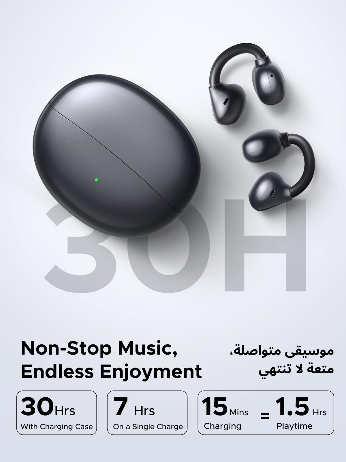 UGREEN ClipBuds Open-ear Wireless Headphones