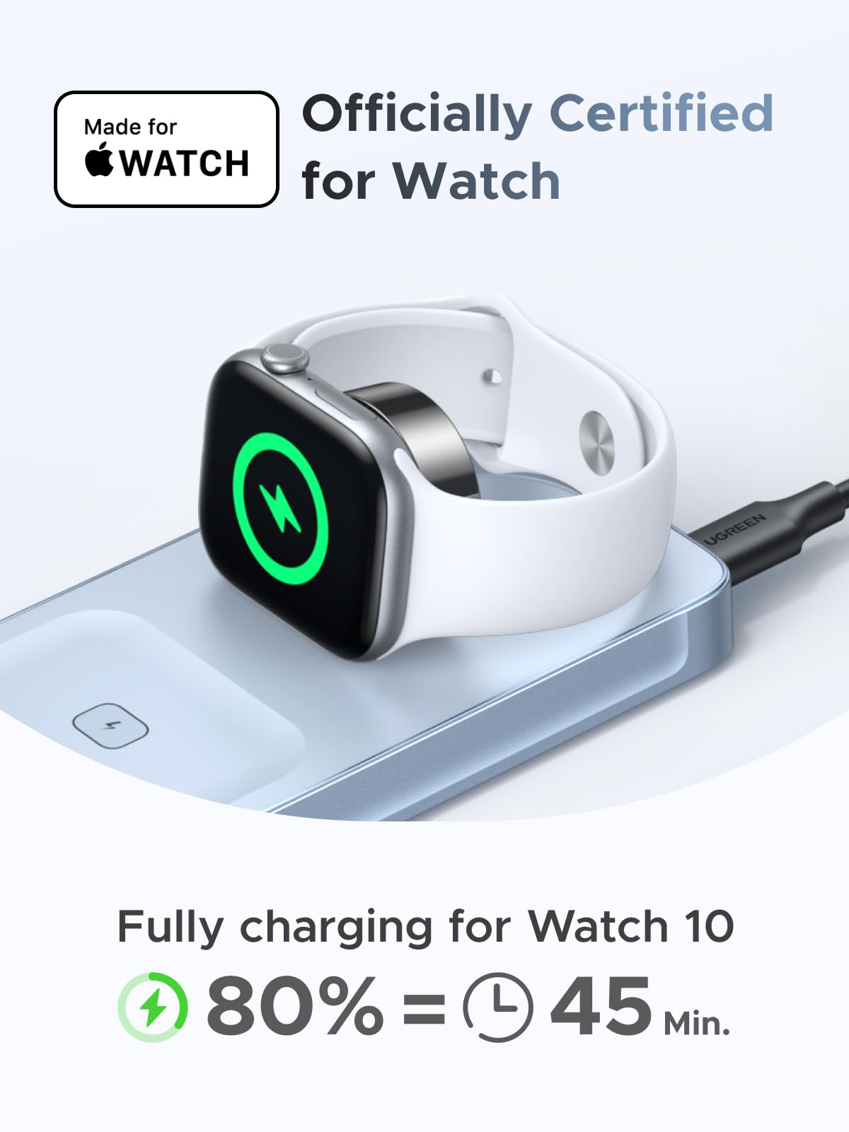 UGREEN MagFlow 3-in-1 Magnetic Wireless Charger 25W