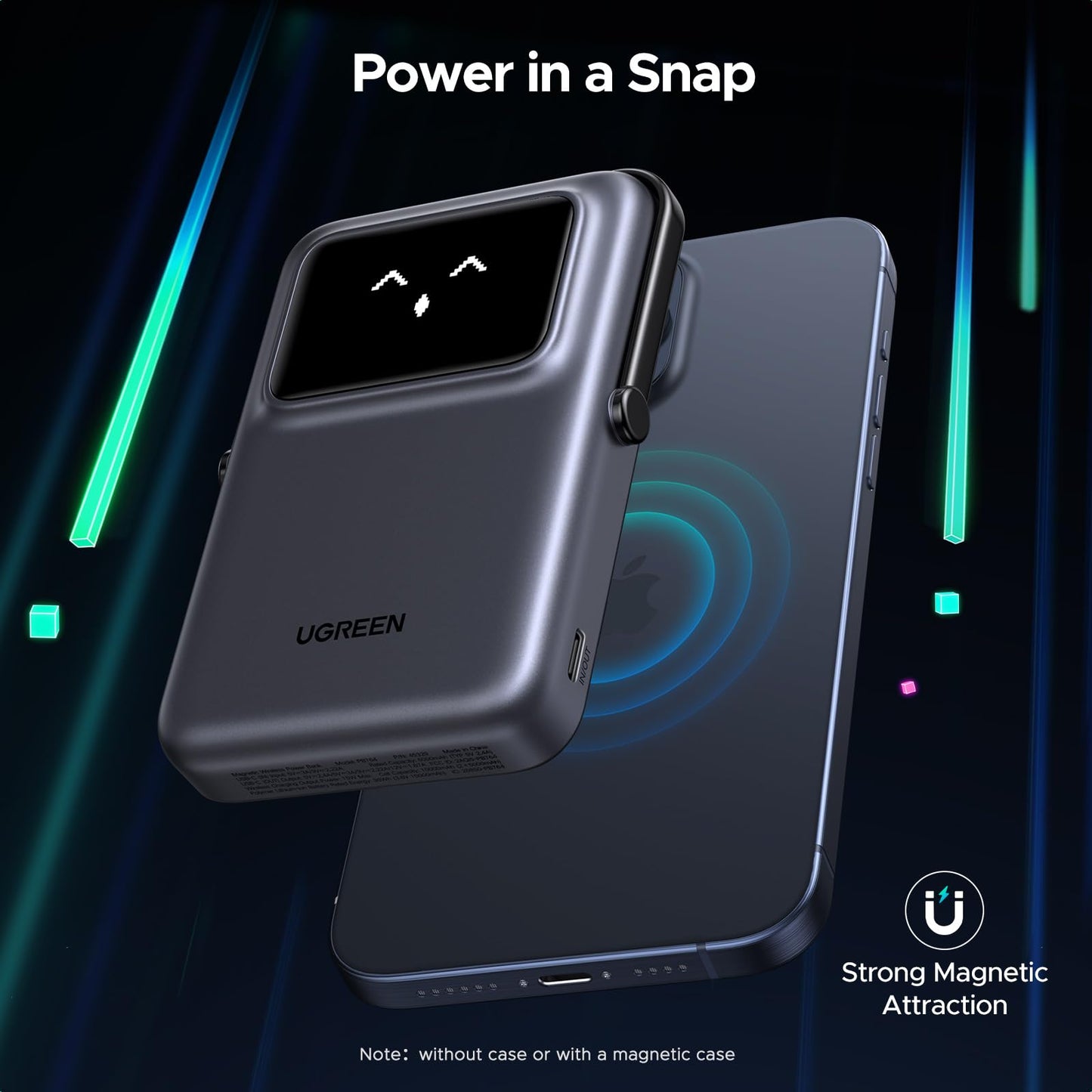 UGREEN Uno Magnetic Wireless Power Bank 10000mAh 20W