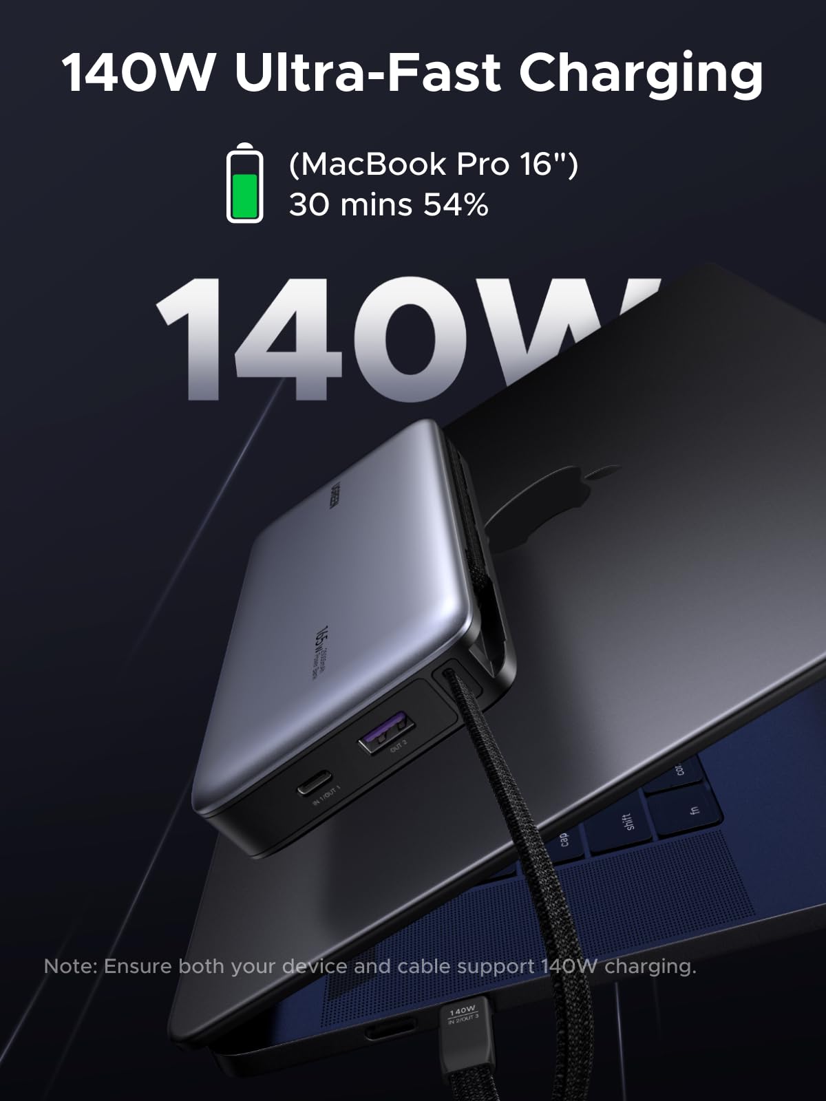 UGREEN Nexode Power Bank 165W Power Bank 20000mAh