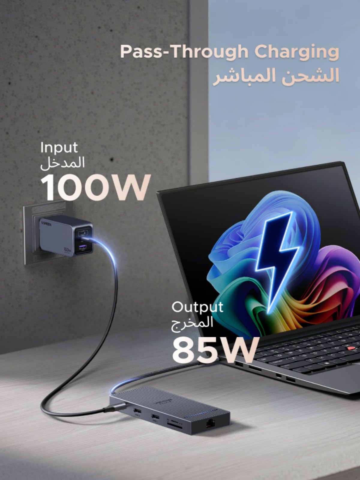 UGREEN Revodok Pro 2102 USB-C Hub 10-in-1 (2 × 4K@60Hz, 10 Gbps )