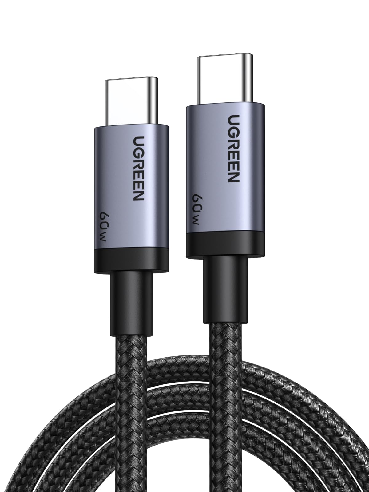 UGREEN كابل USB-C بقدرة 60 واط بسرعة 480 ميجابت/ث