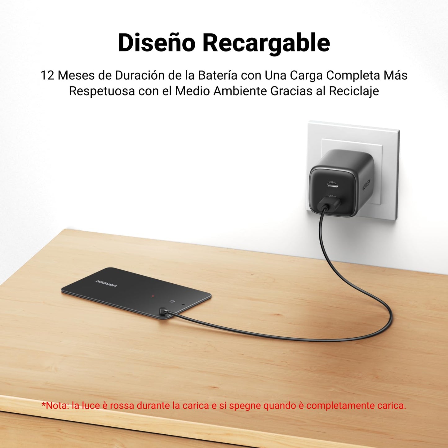 UGREEN FineTrack Slim Smart Finder Localizzatore Supporto iOS Tracker Bluetooth Card Scheda Localizzazione