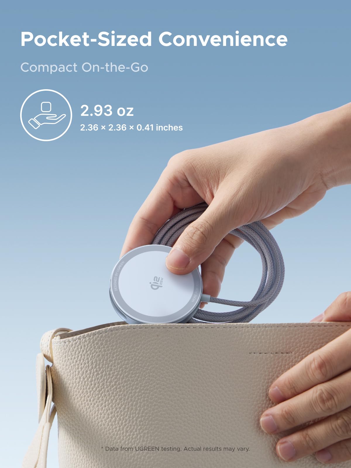 UGREEN MagFlow 25W Magnetic Wireless Charger 