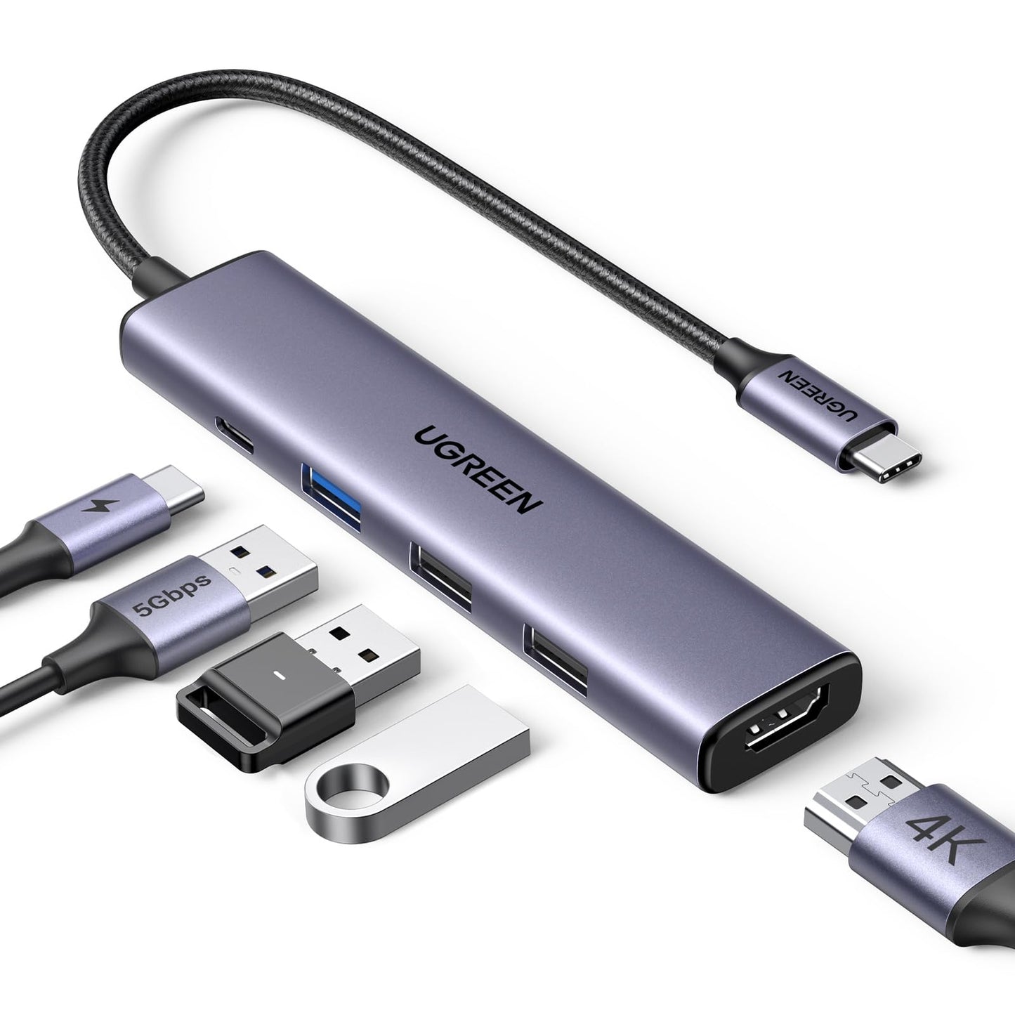 UGREEN Revodok 105 5 in 1 USB C Hub