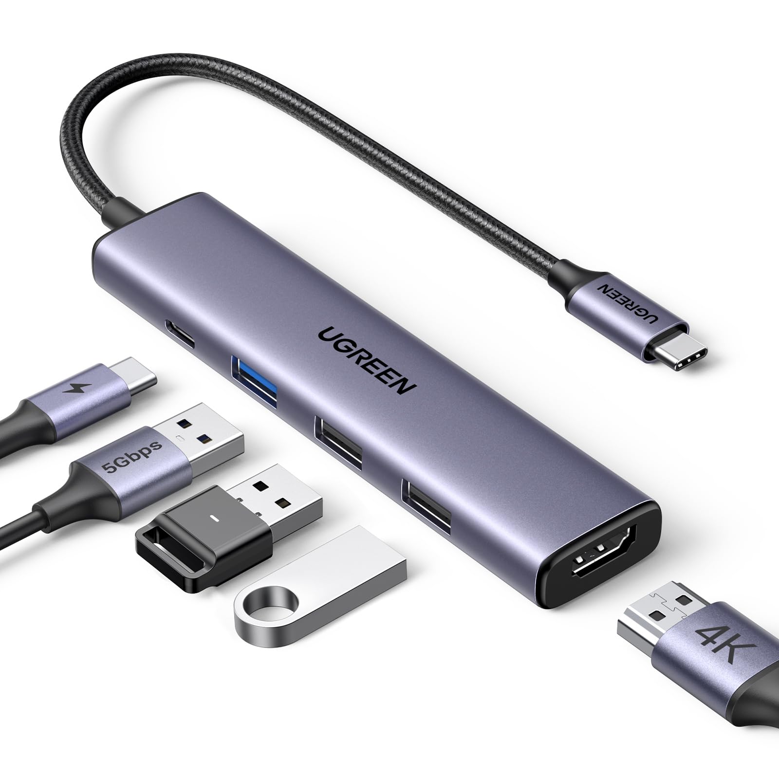 UGREEN Revodok 105 5 in 1 USB C Hub