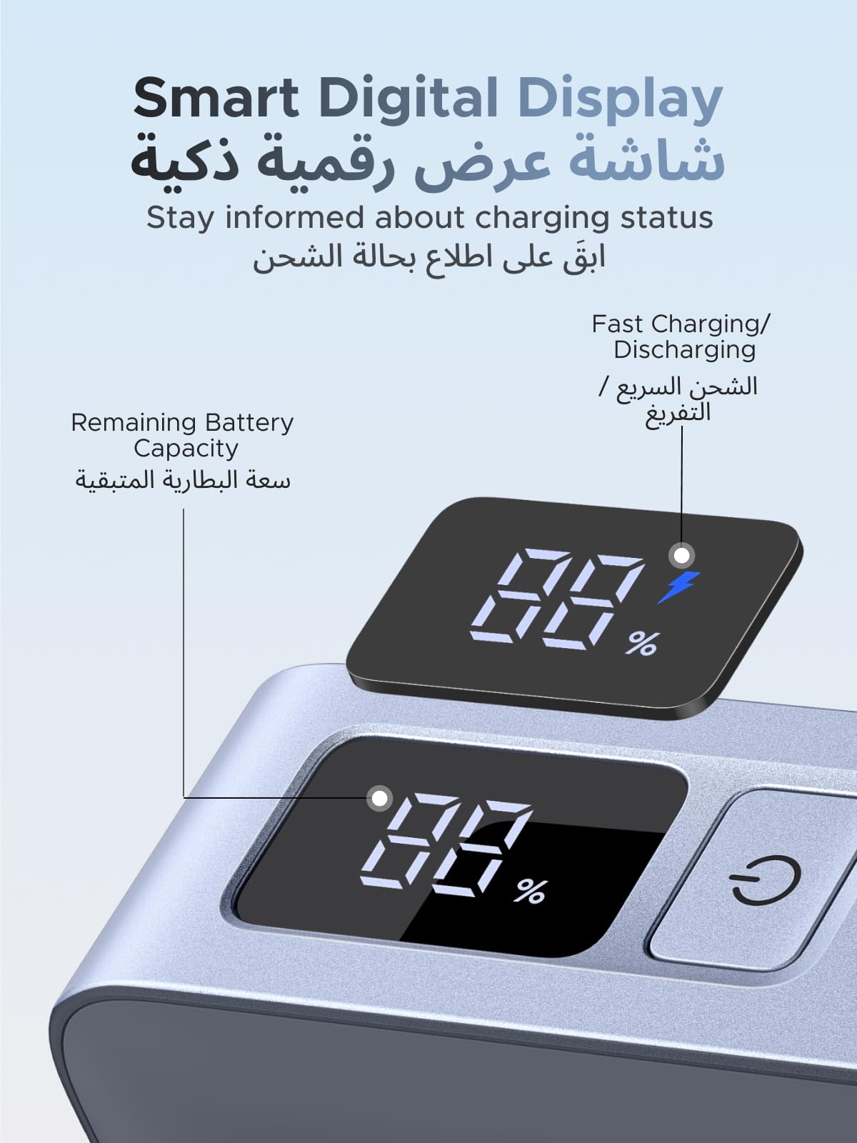 UGREEN Nexode Power Bank 10000mAh 30W with Built-in USB-C Cable