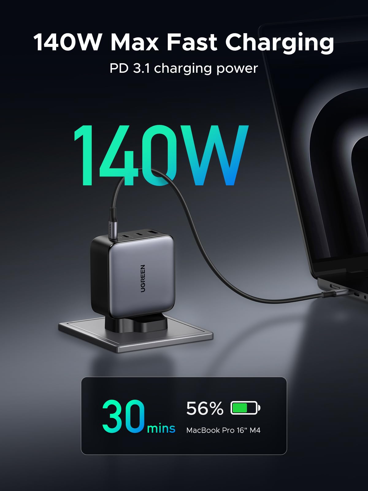 UGREEN Nexode Charger GaN Fast 4-Port 200W – UGREEN Official Site