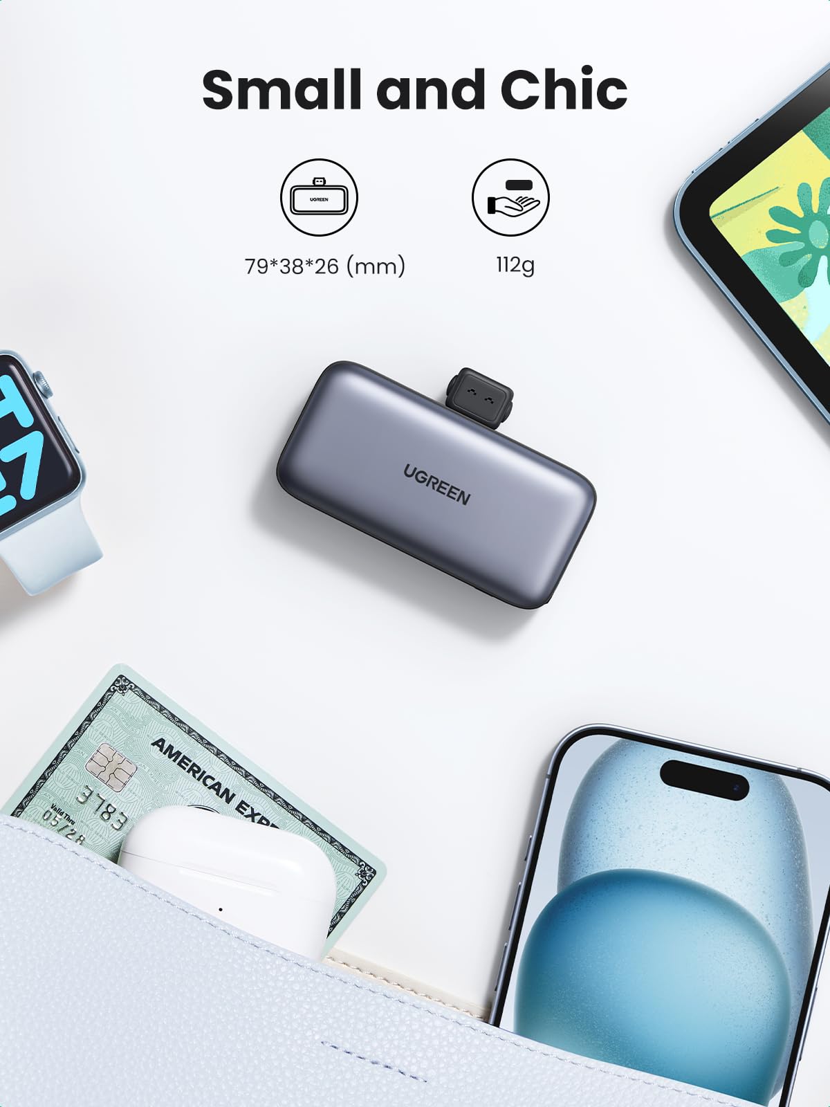 UGREEN Power Bank 5000mAh 20W 2C