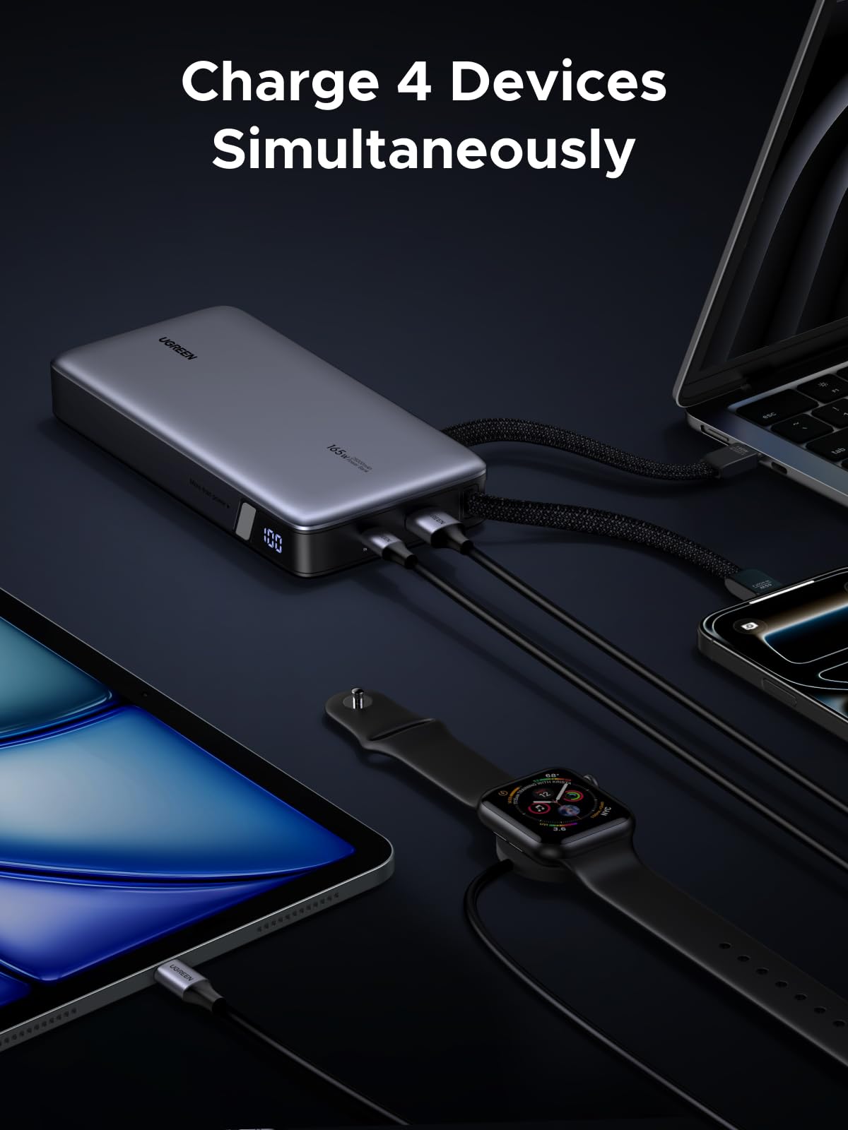UGREEN Nexode Power Bank 165W Power Bank 20000mAh