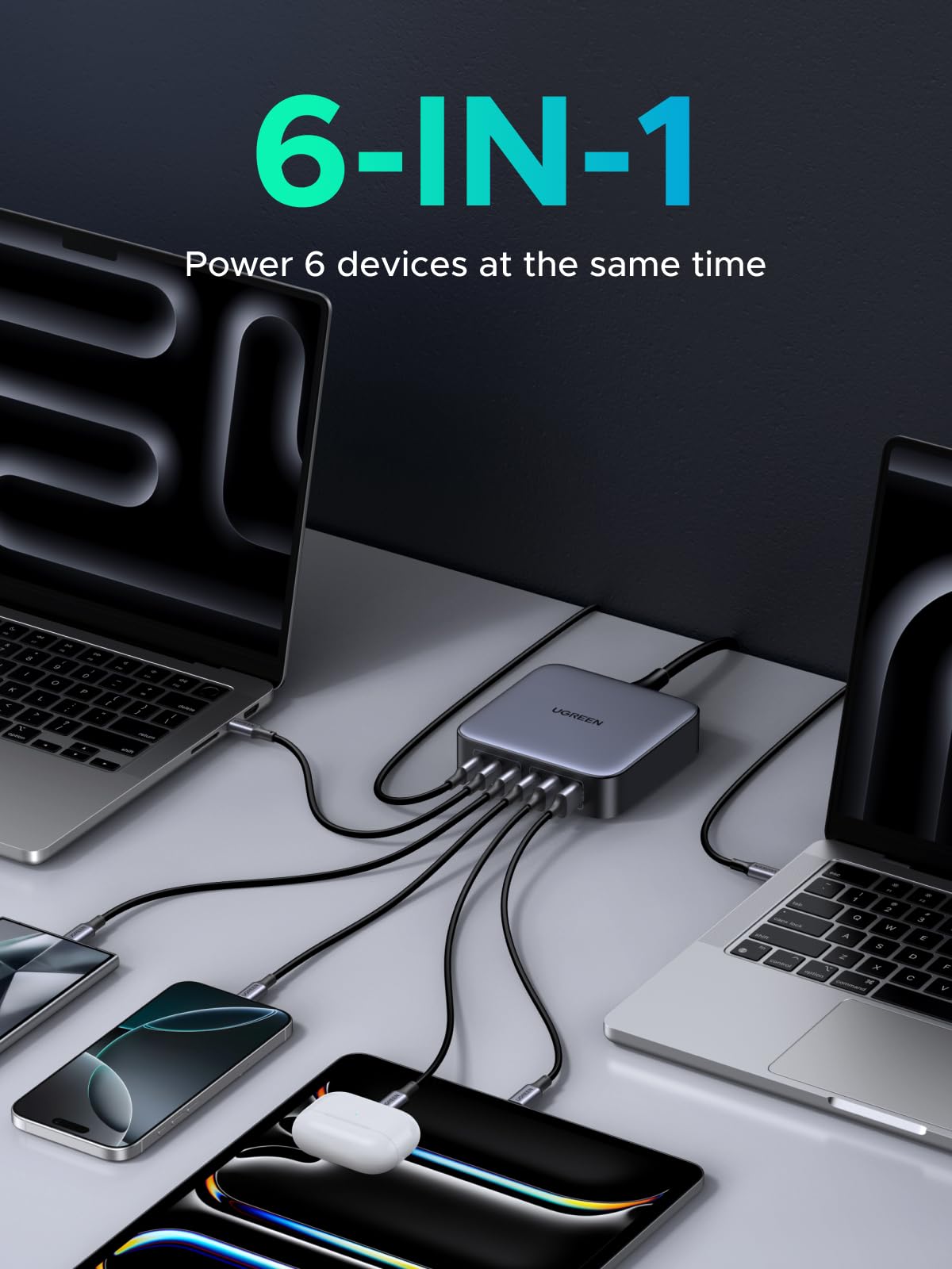 UGREEN Nexode 200W 6-Port Charger