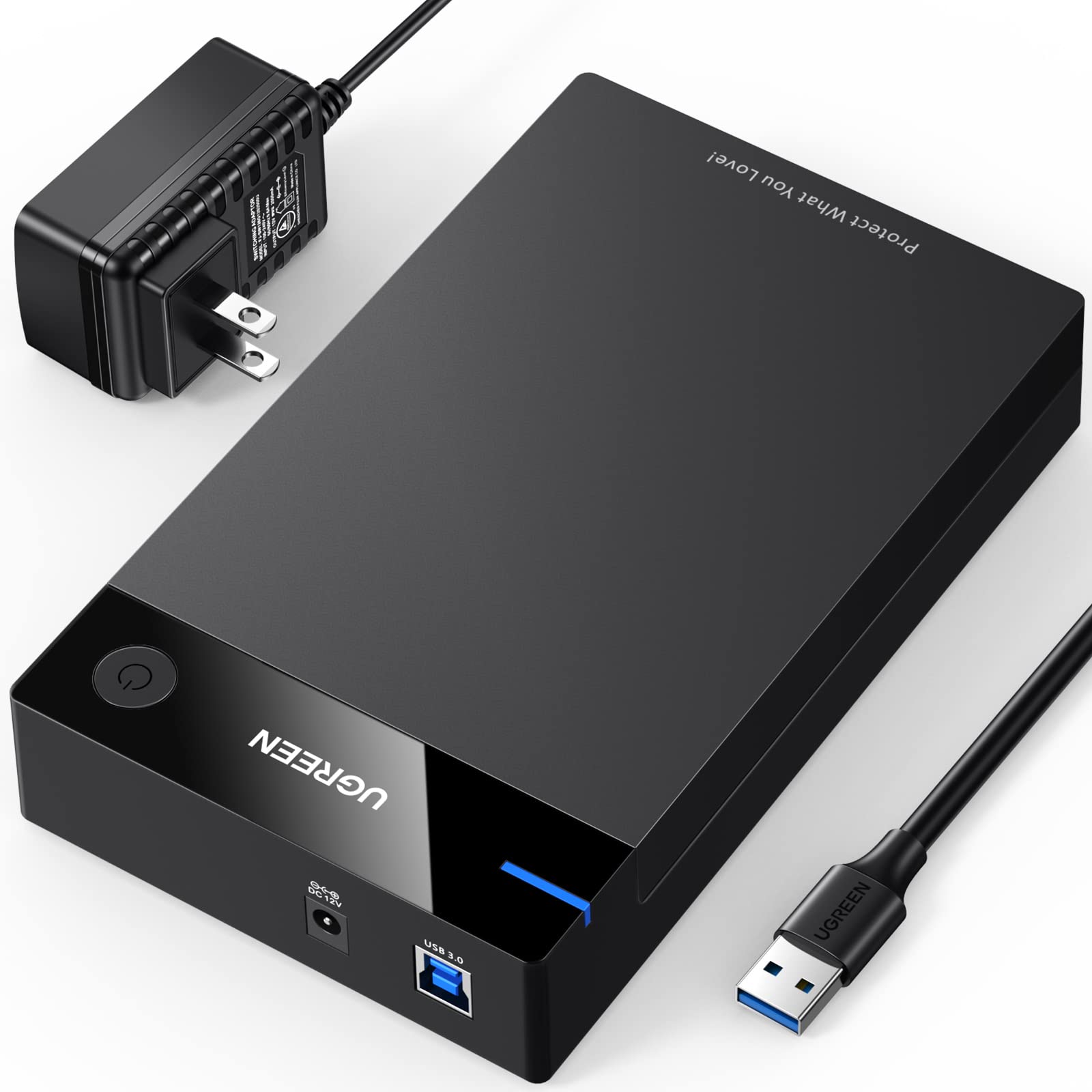 UGREEN 3.5" Hard Drive Enclosure USB 3.0 to SATA III Adapter