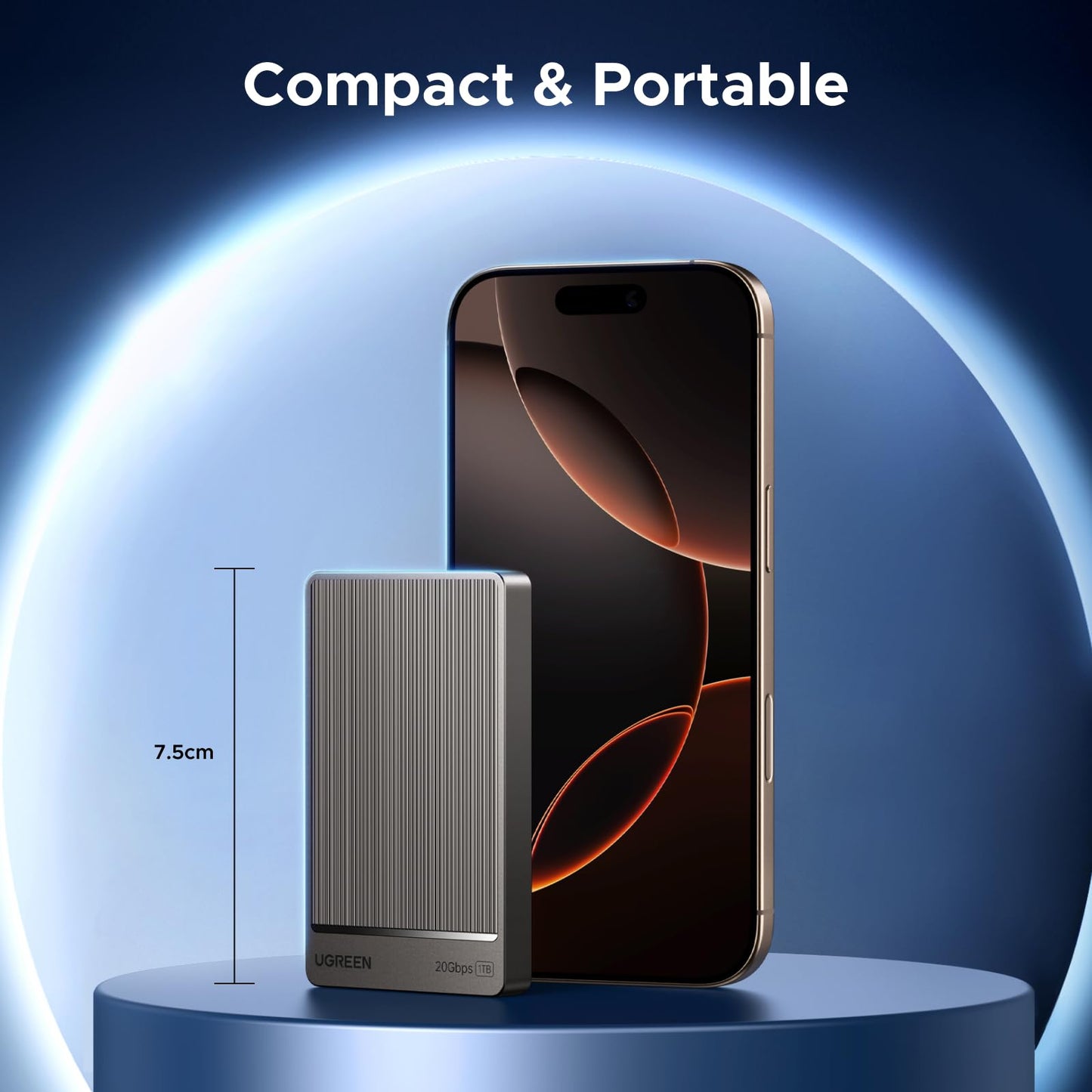 UGREEN Portable Hard Drive 1TB 20Gbps