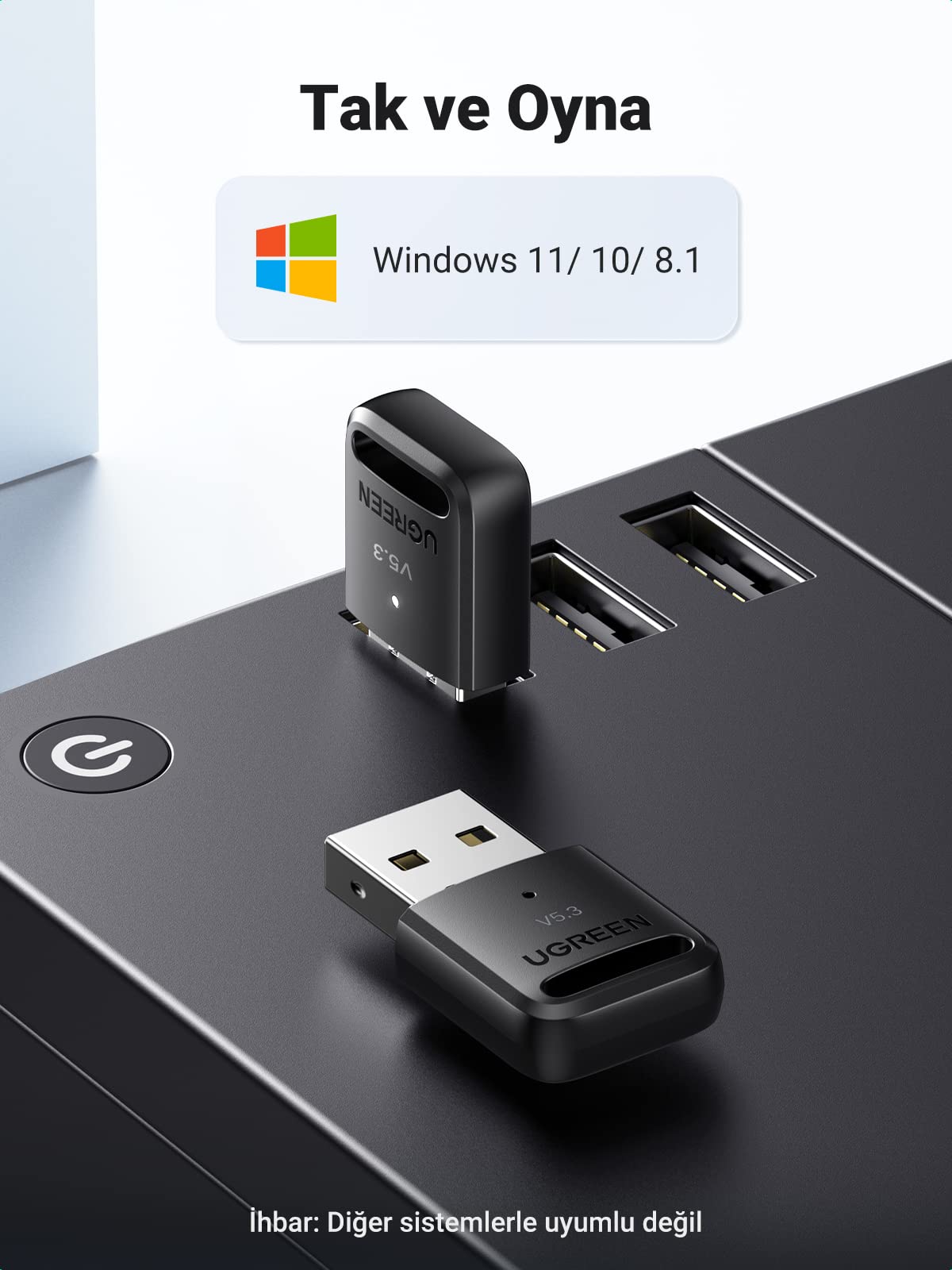UGREEN Bluetooth 5.3 USB Adaptör