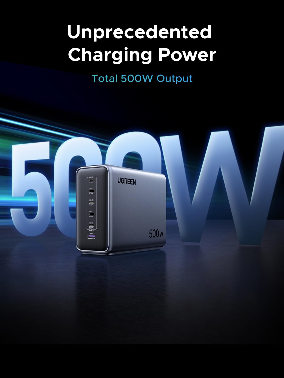 UGREEN Nexode 500W 6-Port Charger