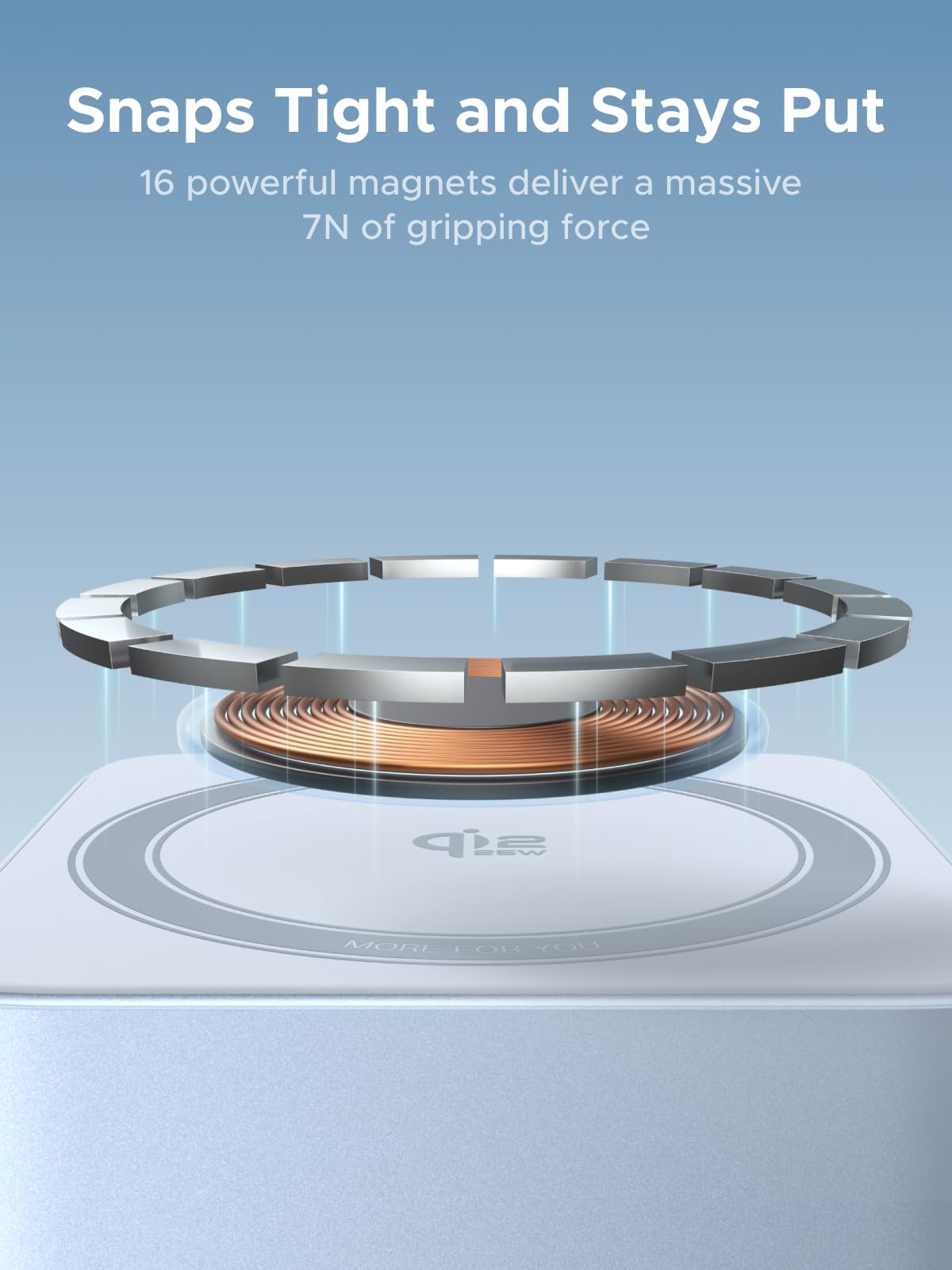 UGREEN MagFlow Wireless Charger 25W 2-in-1 wireless charger