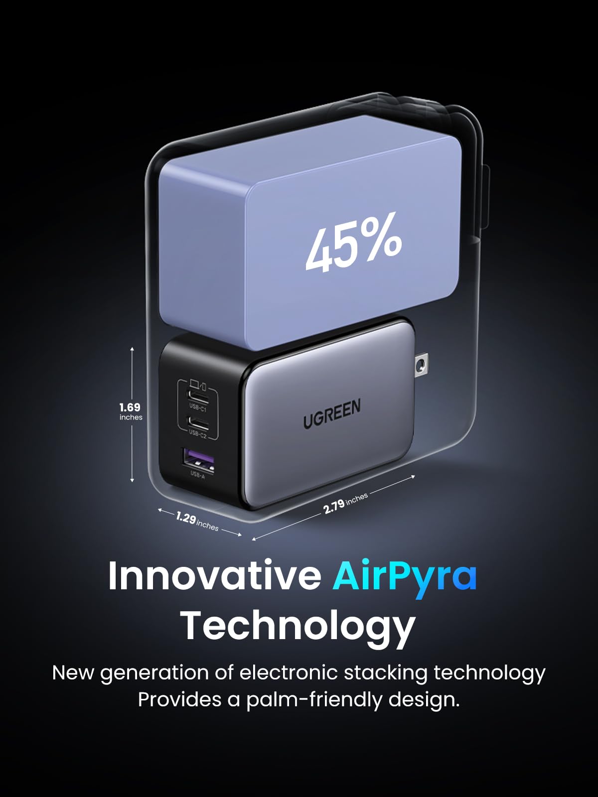 100W 2C1A GaN Fast Charger