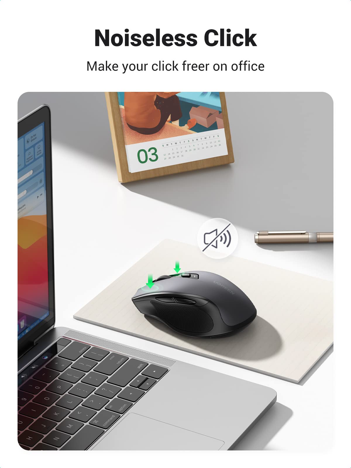 UGREEN Wireless Ergonomics Mouse with Bluetooth – UGREEN Official Site