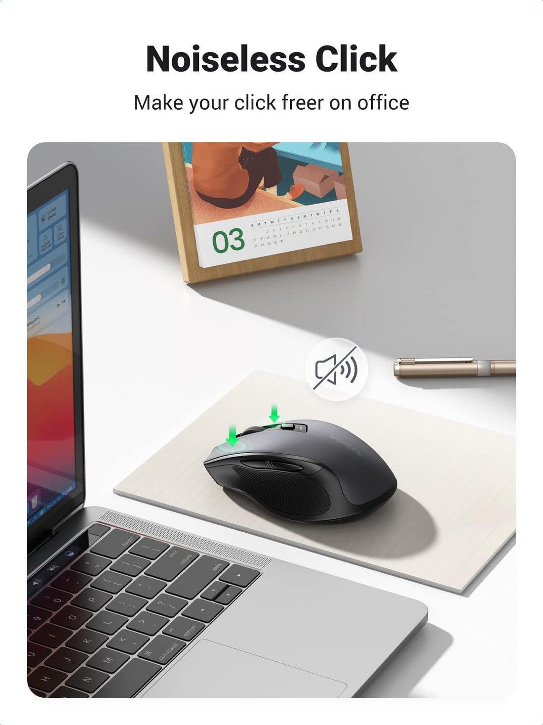 UGREEN Wireless Ergonomics Mouse with Bluetooth – UGREEN Official Site