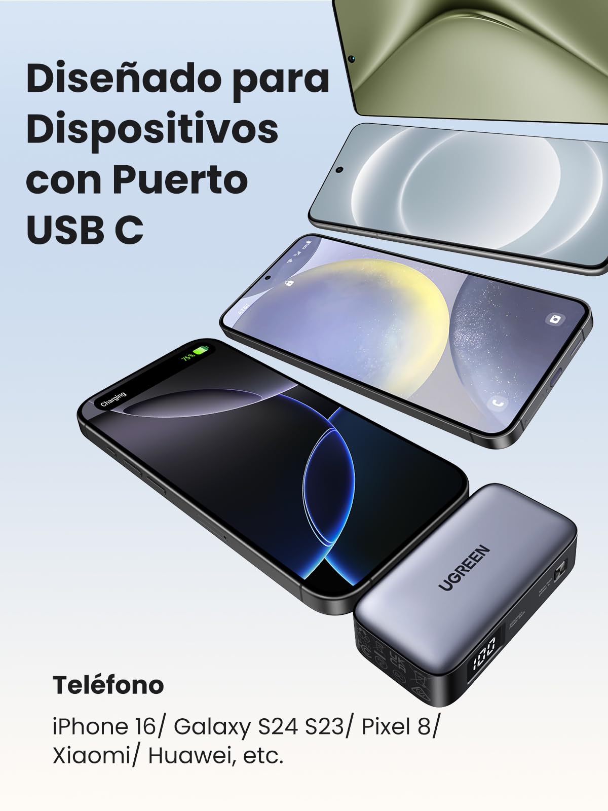 UGREEN Nexode Power Bank Mini 5000mAh 20W 2C