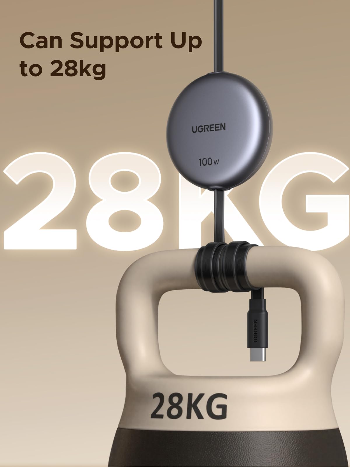 UGREEN Nexode Retractable USB-C Cable 100W