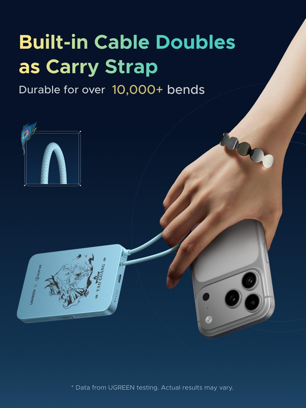 UGREEN MagFlow Air Magnetic Power Bank Edisi Honkai: Star Rail
