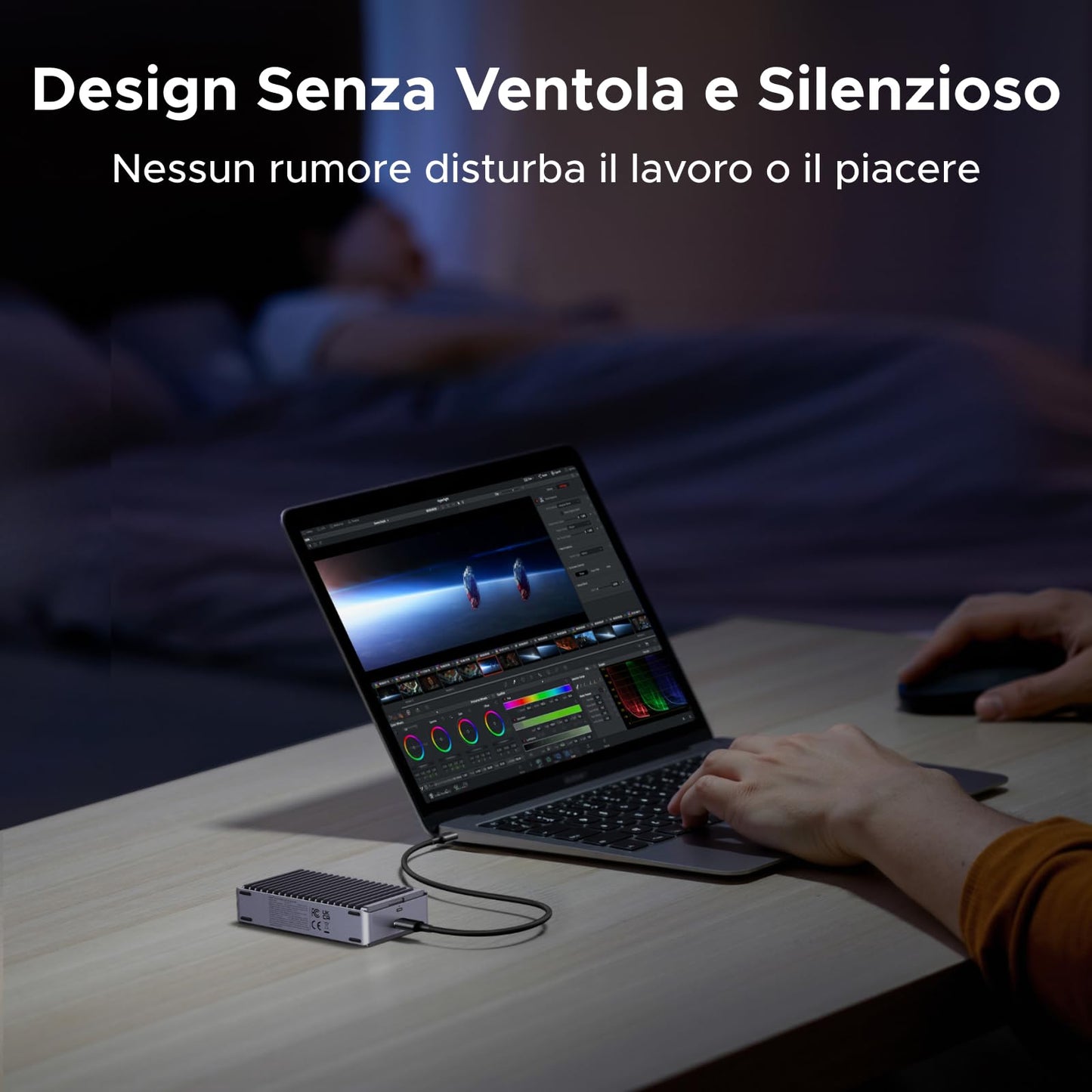 UGREEN Case Esterno per SSD M2 NVMe da 40Gbps, Enclosure USB 4
