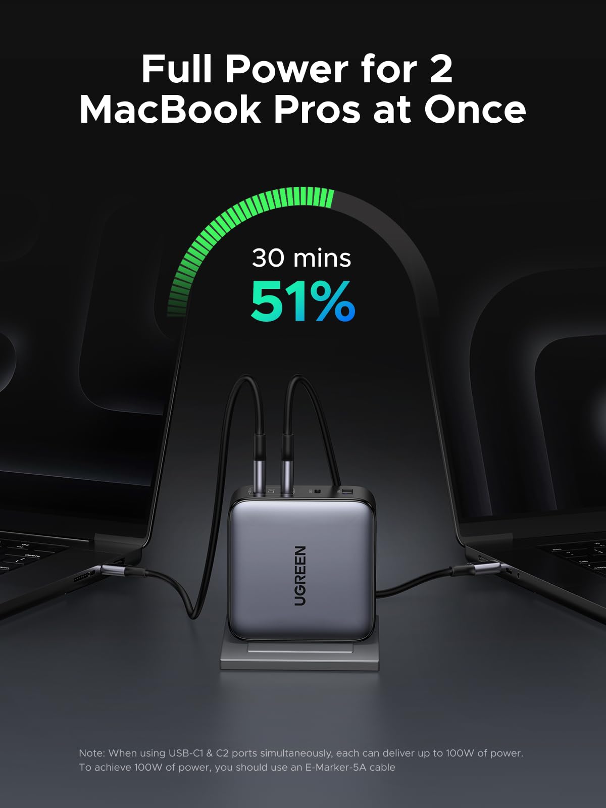 200W3C1A GaN fast charger 