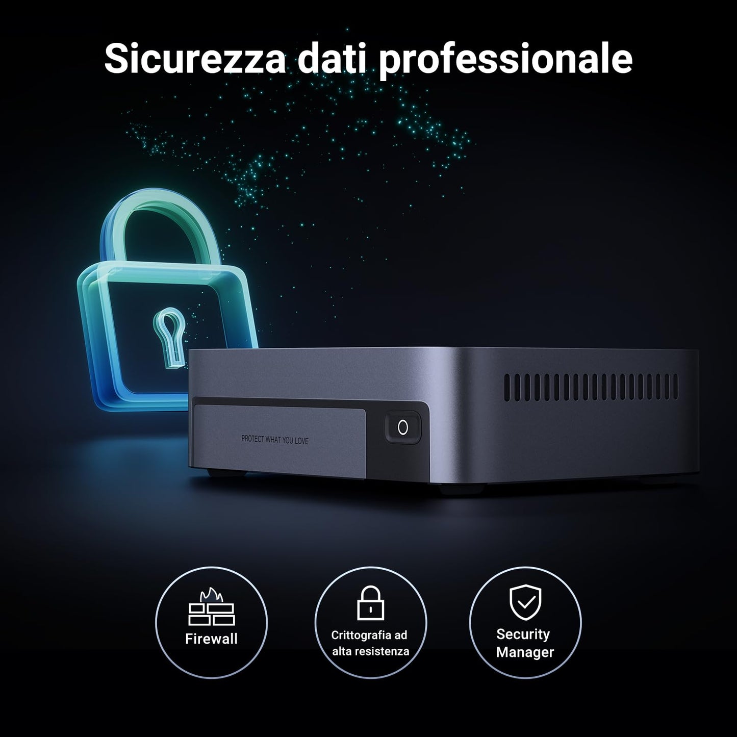 UGREEN NASync DXP480T Plus 4 Bay All-Flash SSD NAS, CPU Intel i5 1235u 10-Core, 8 GB di RAM DDR5