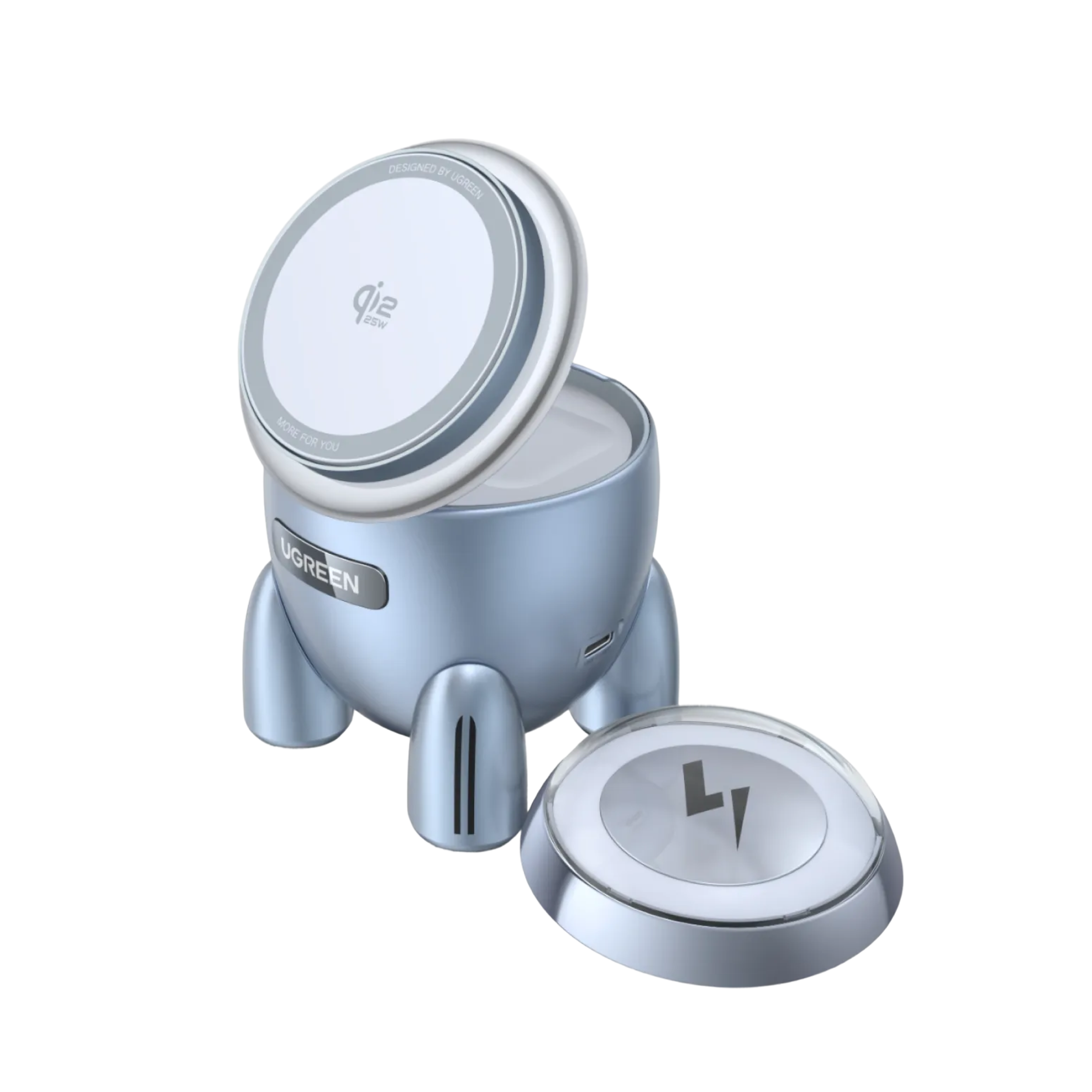 UGREEN UNO Rocket Shape Wireless Charger 25W