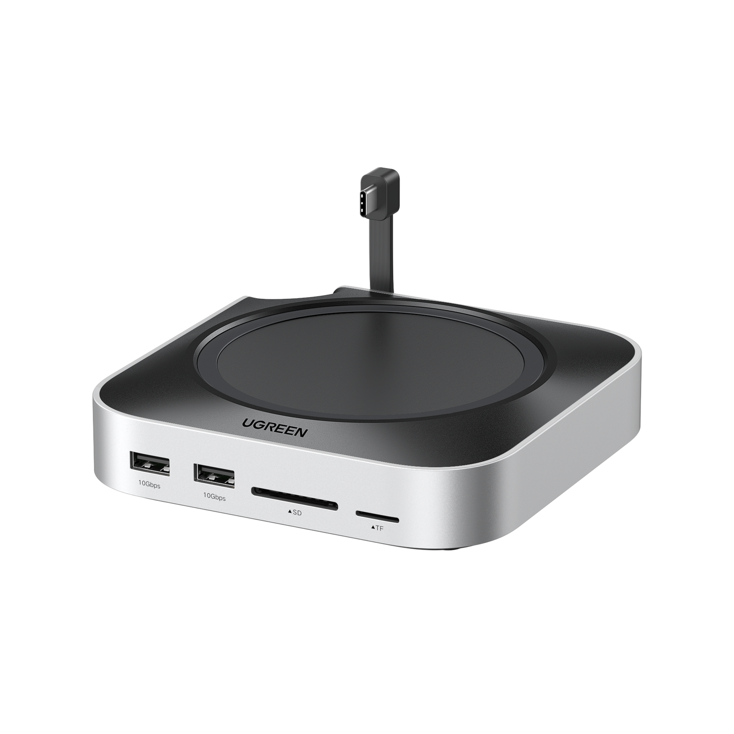 UGREEN Mac mini M4 Docking Station with NVMe SSD and USB A USB C Ports