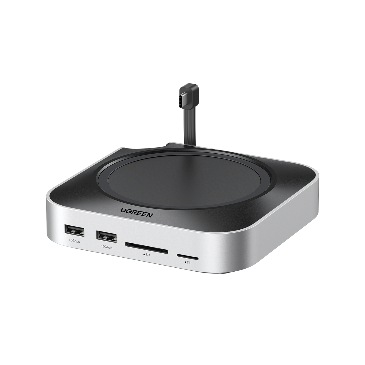 UGREEN Mac mini M4 Docking Station with NVMe SSD and USB A USB C Ports ...