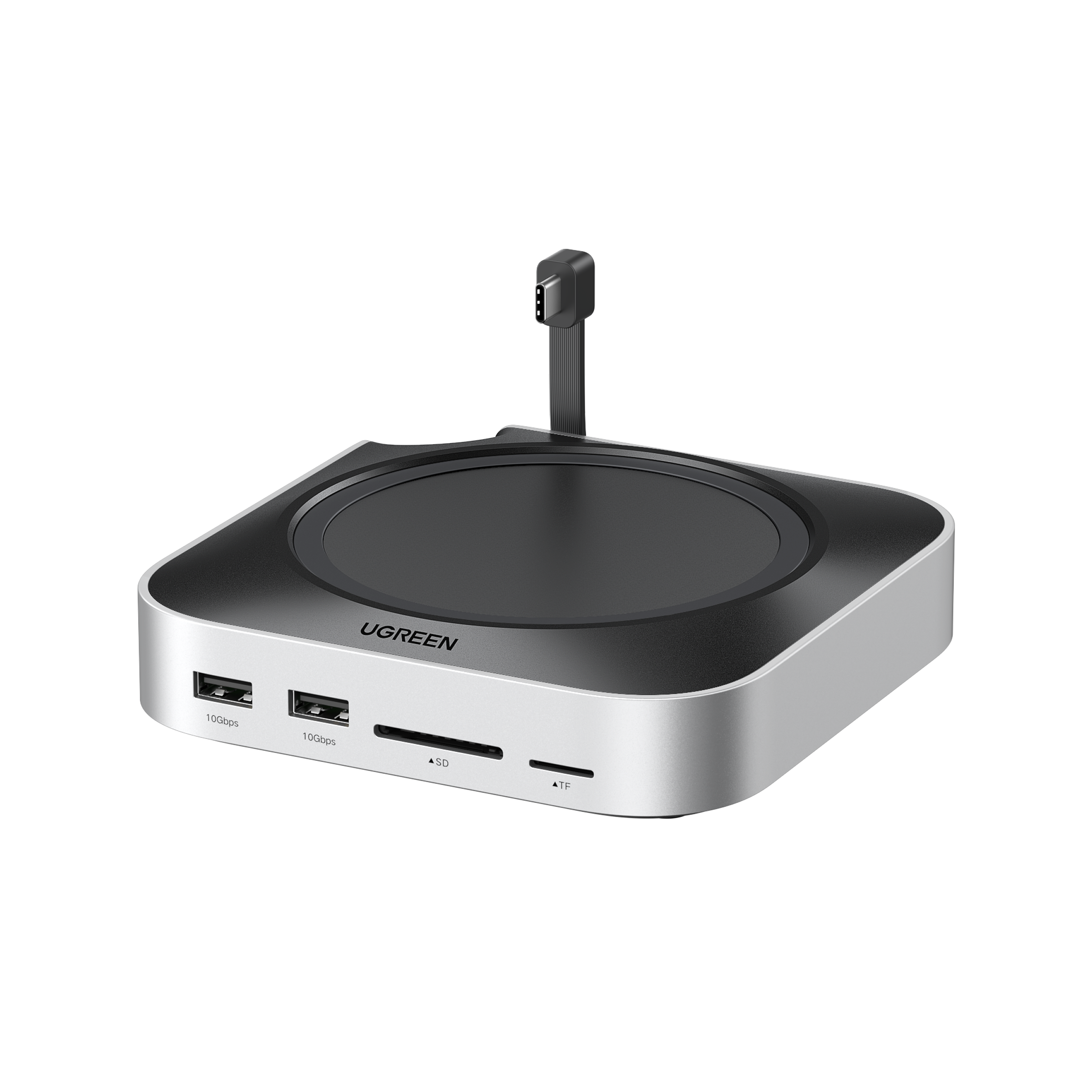 UGREEN Mac mini M4 Docking Station with NVMe SSD and USB A USB C Ports