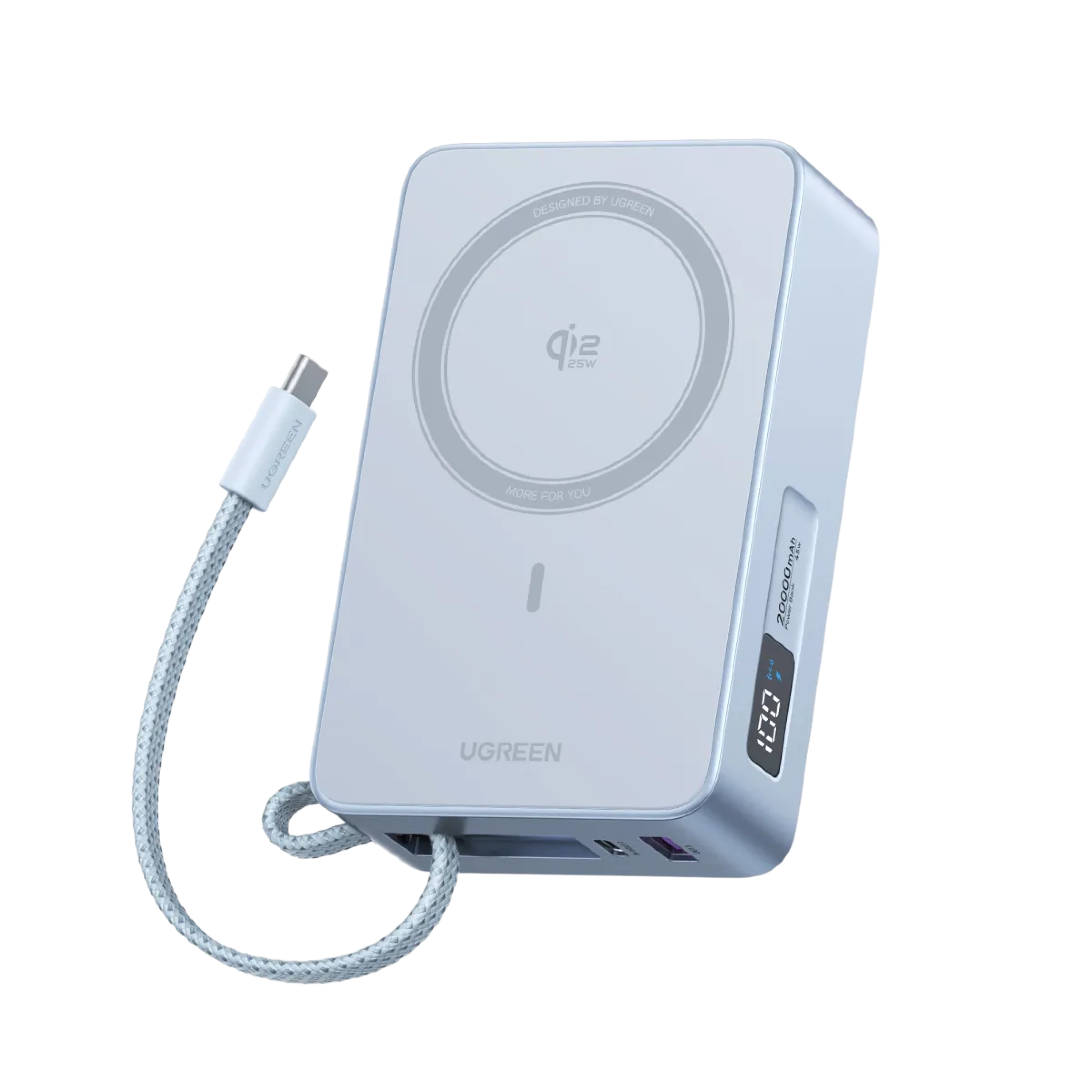 UGREEN MagFlow Magnetic Power Bank 20000mAh 25W