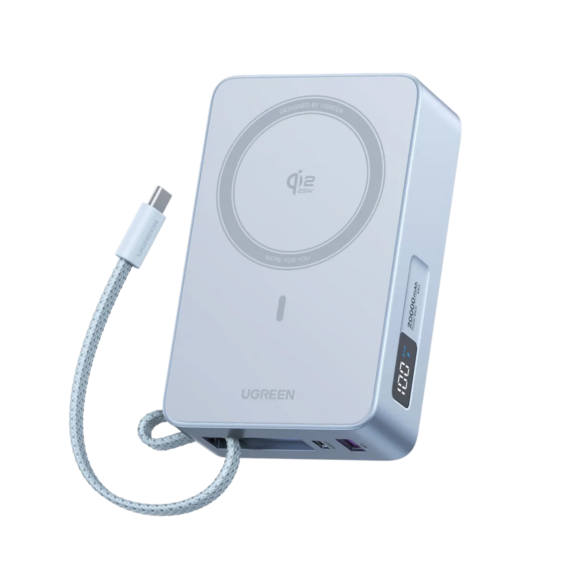 UGREEN MagFlow Magnetic Power Bank 20000mAh 25W