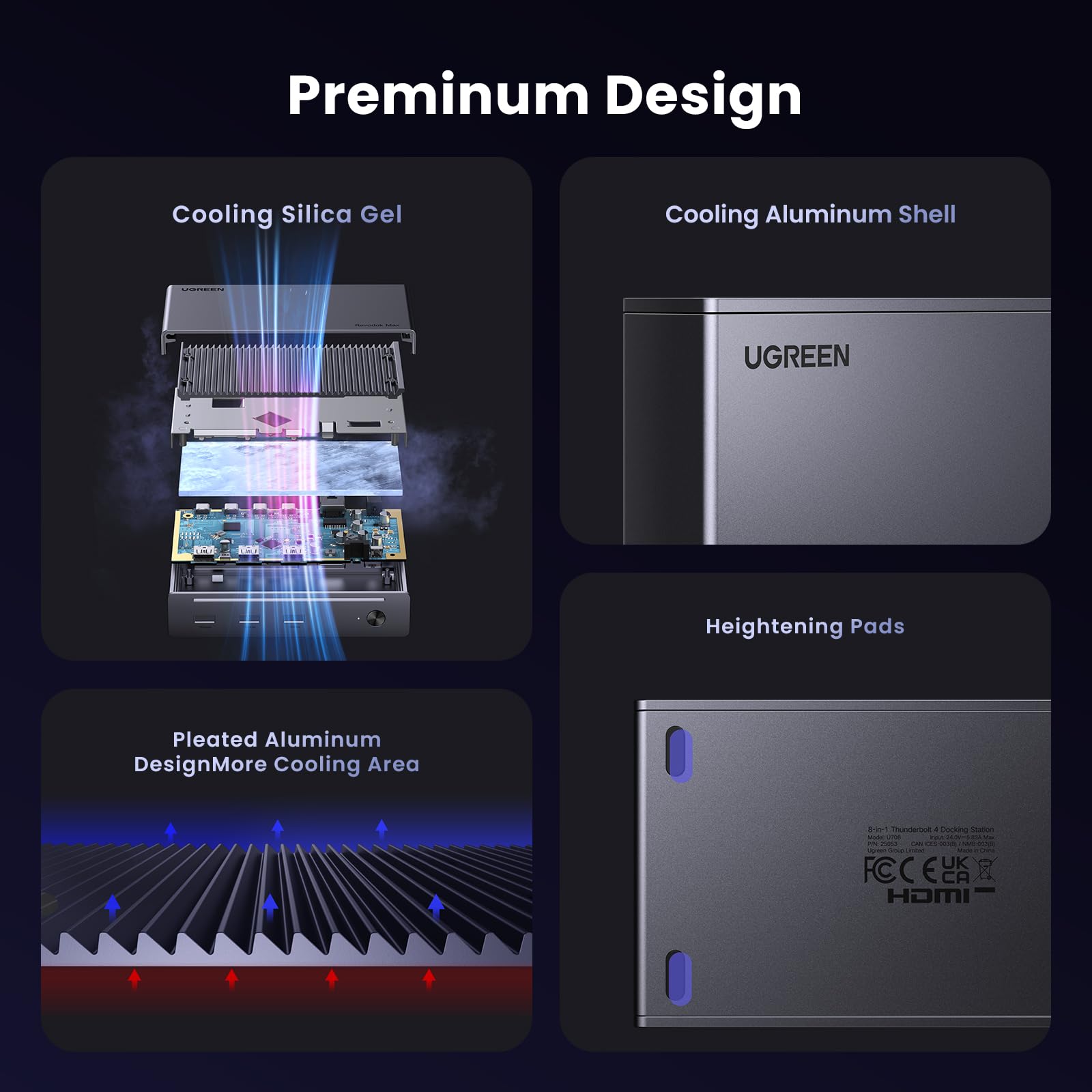 UGREEN Revodok Max 208 Thunderbolt 8-in-1 Docking Station – UGREEN